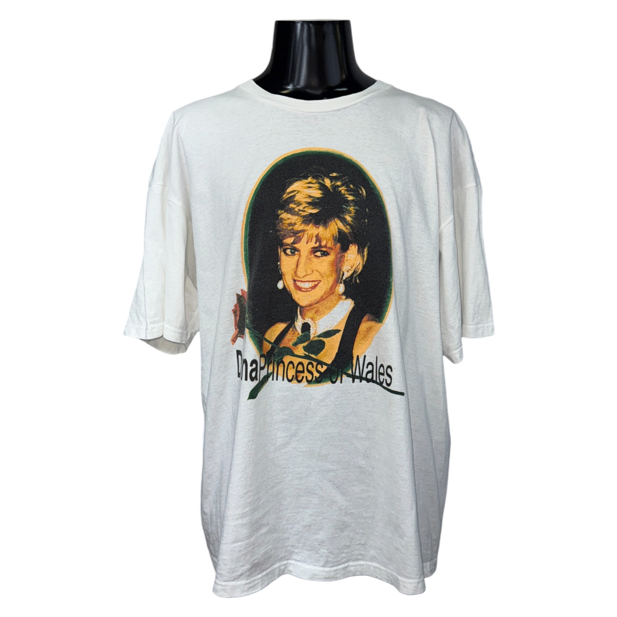 【PRINCESS DIANA】プリンセス・ダイアナ ダイアナ妃 90’s プリント Tシャツ XL
