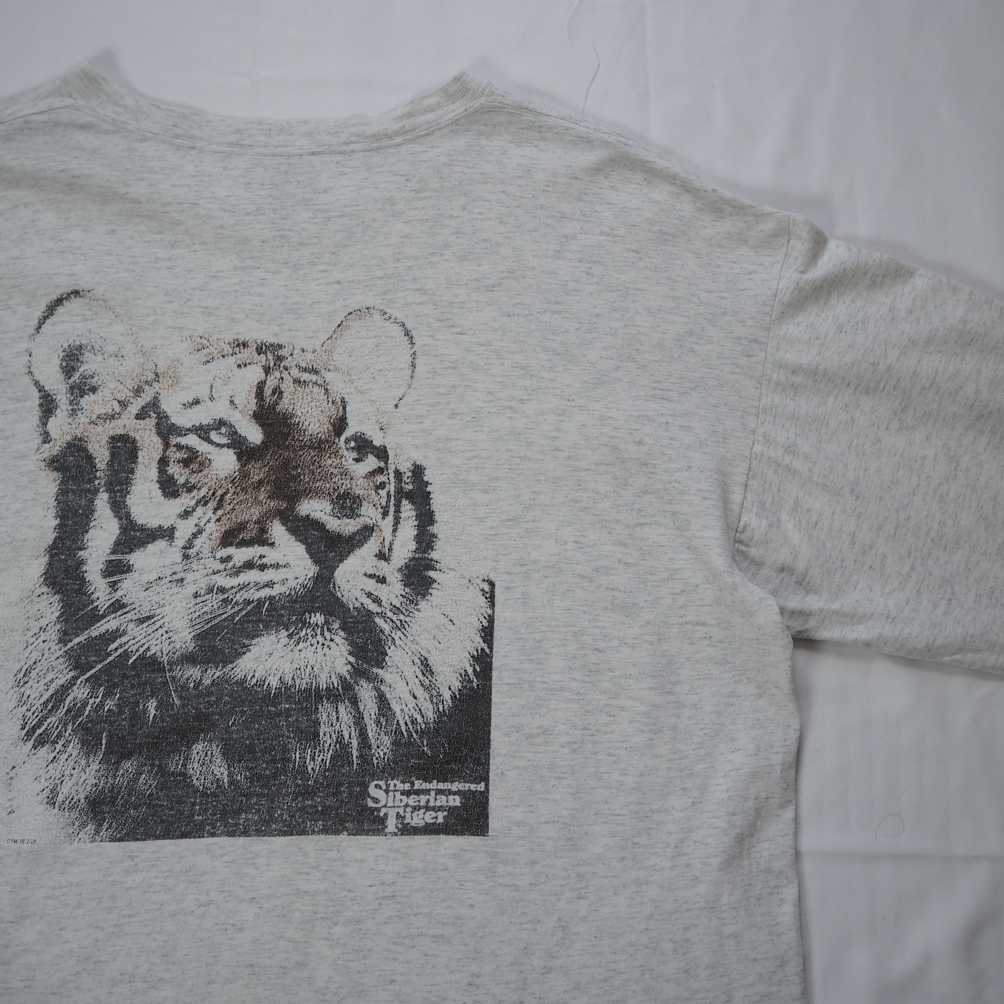 90’s Oneita ロンT 虎 XL の画像 6