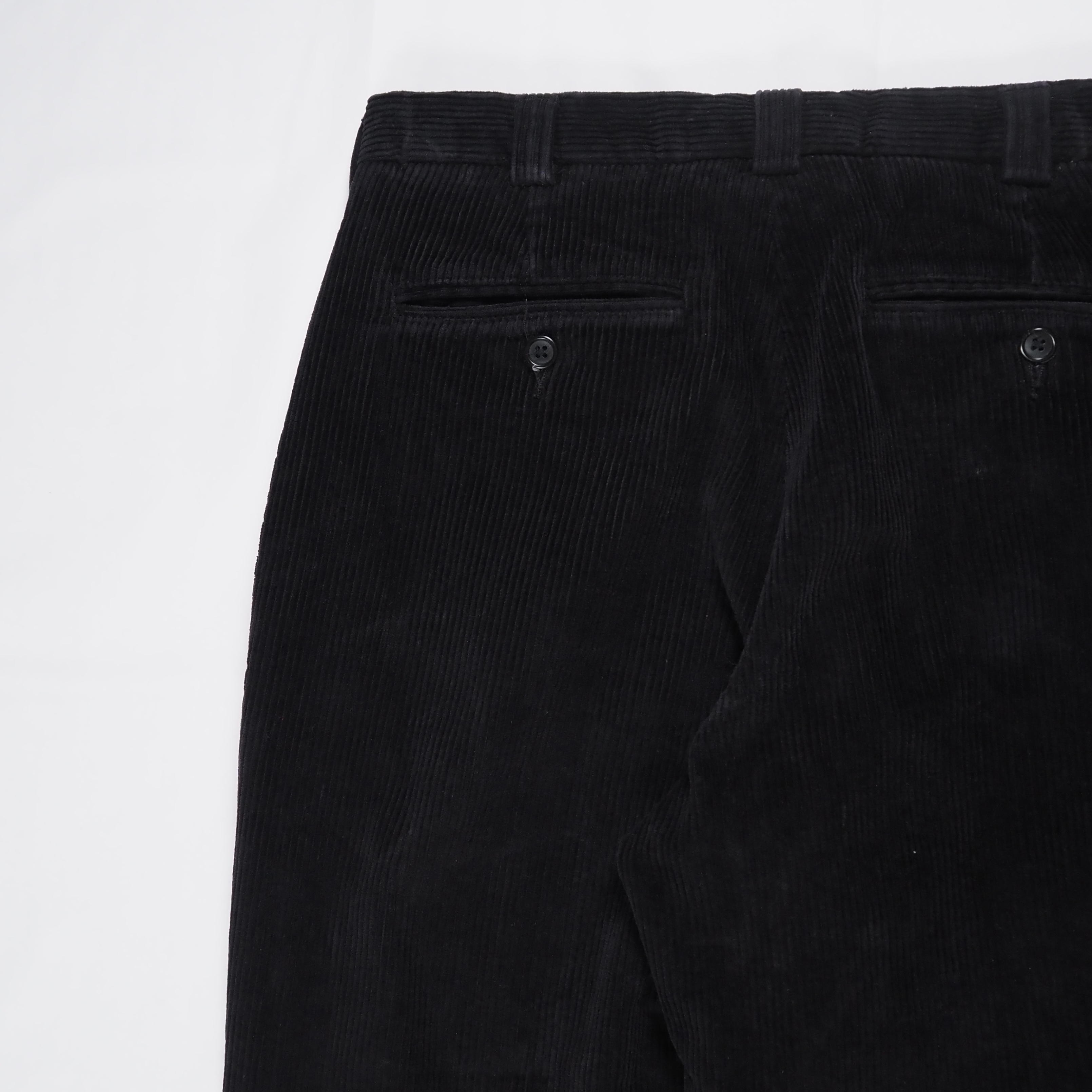90’s Perry Ellis 太畝コーデュロイパンツ ブラック 32×30 の画像 10
