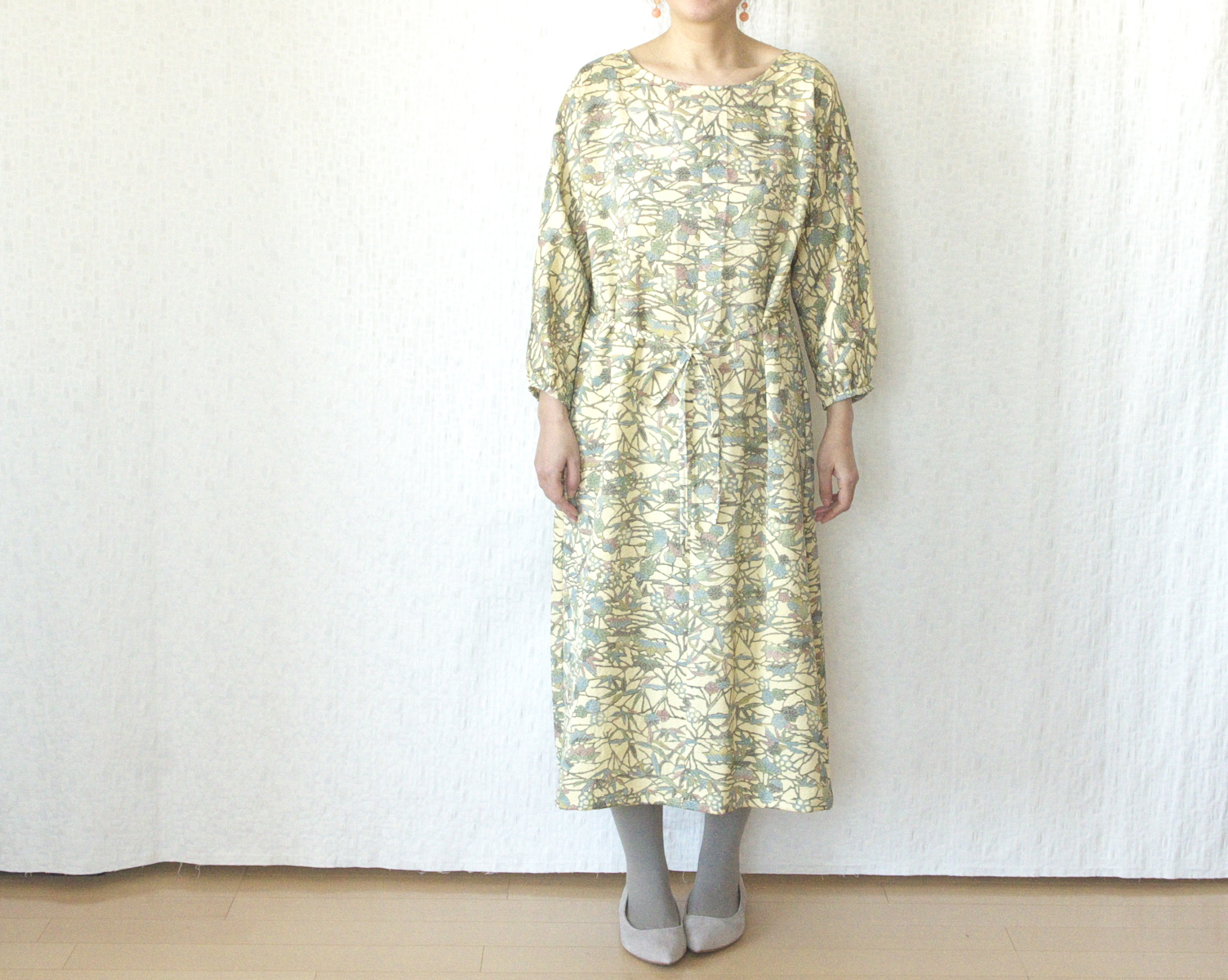 0334 ドルマンスリーブワンピース Muhandwork