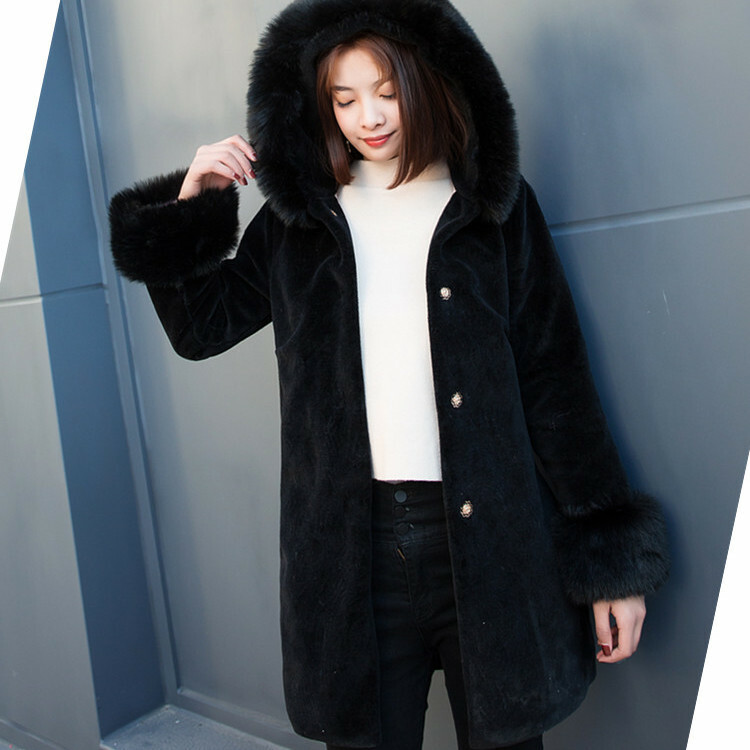 人気のファッショントレンド 新鮮な袖 ファー コート 男 ウケ