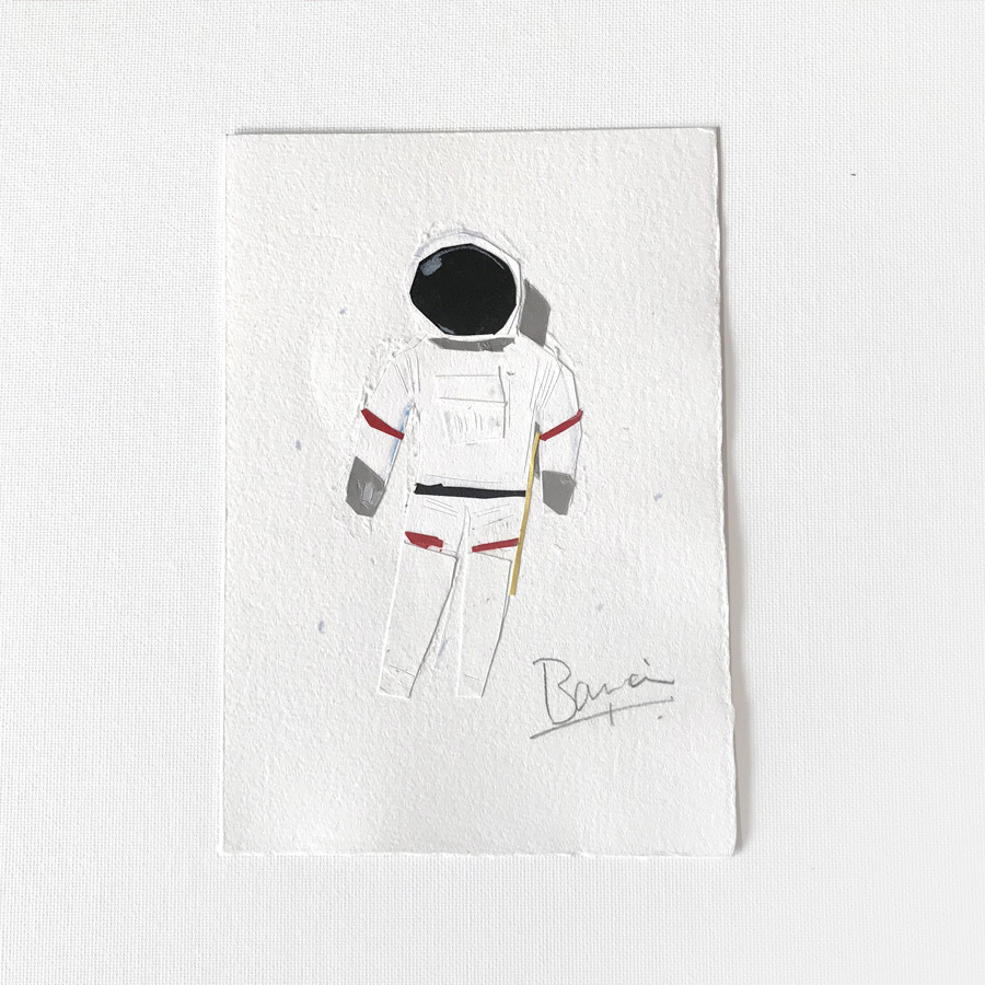 Spaceman コラージュ作品 坂内拓 Taku Bannai Spaceman コラージュ作品 坂内拓 Taku Bannai