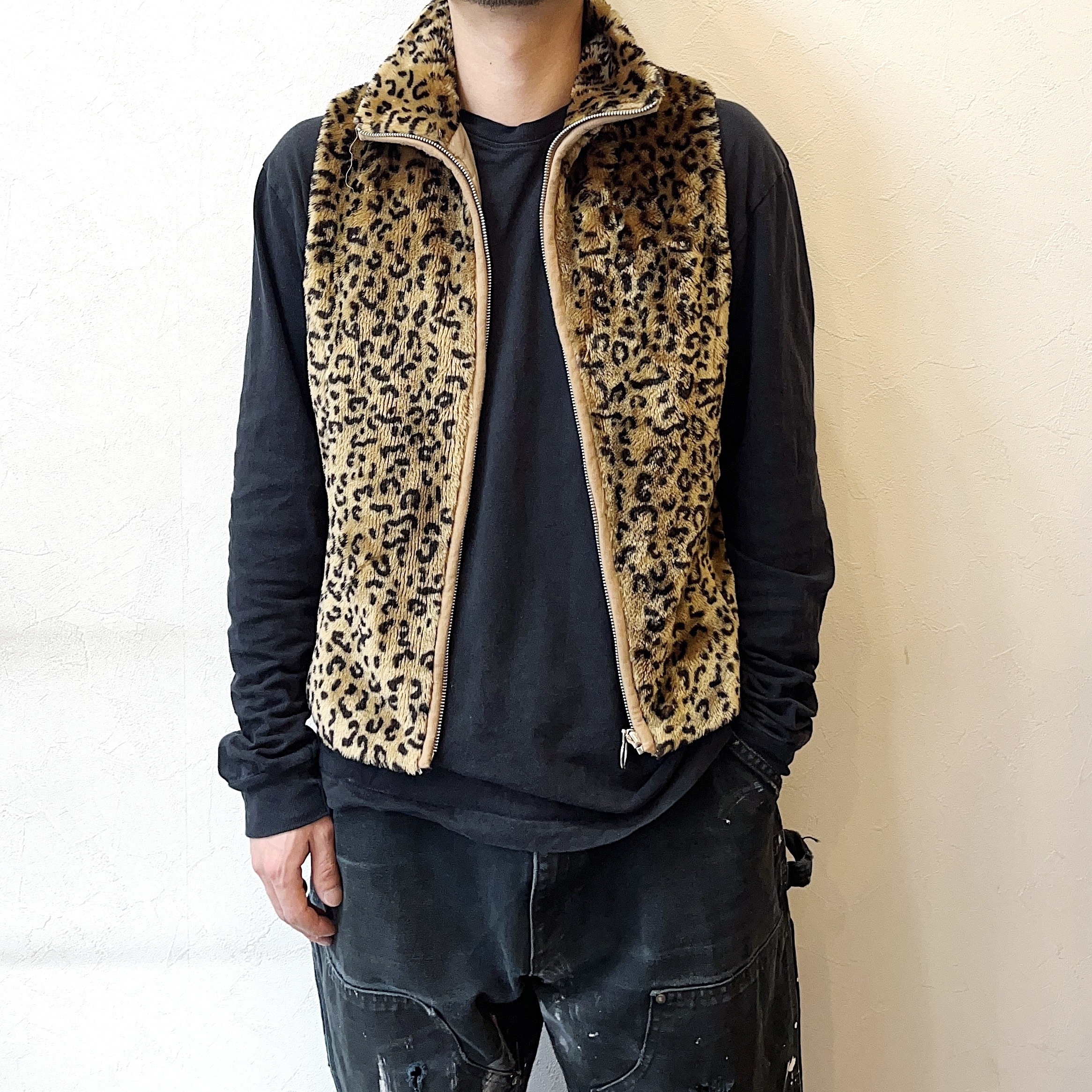 Vintage Leopard Fur Vest の画像 3