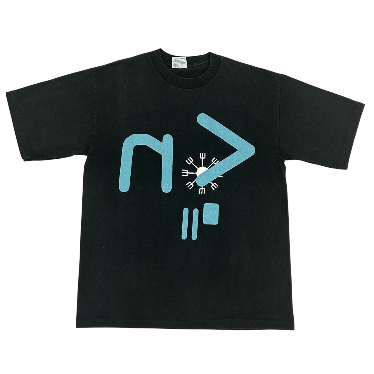 NINE INCH NAILS NIN ナイン・インチ・ネイルズ グラフィックプリント バンドT ブラック 古着 ロックT L