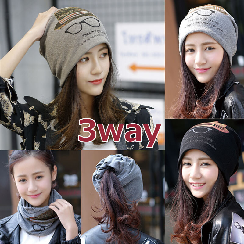 帽子 3way ネックウォーマー ヘアバンド ターバン 284 Waterelain