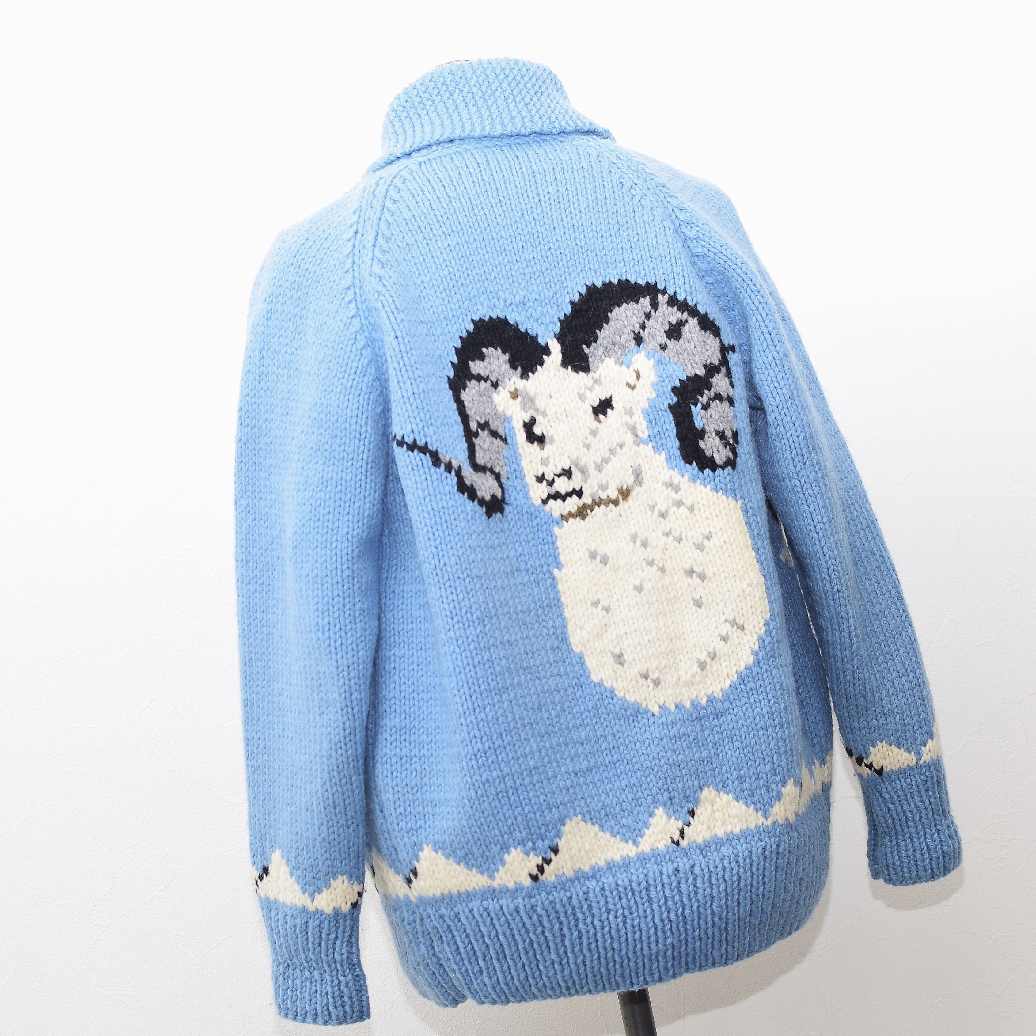 Vintage 60's "Sheep" Cowichan Sweater の画像 5