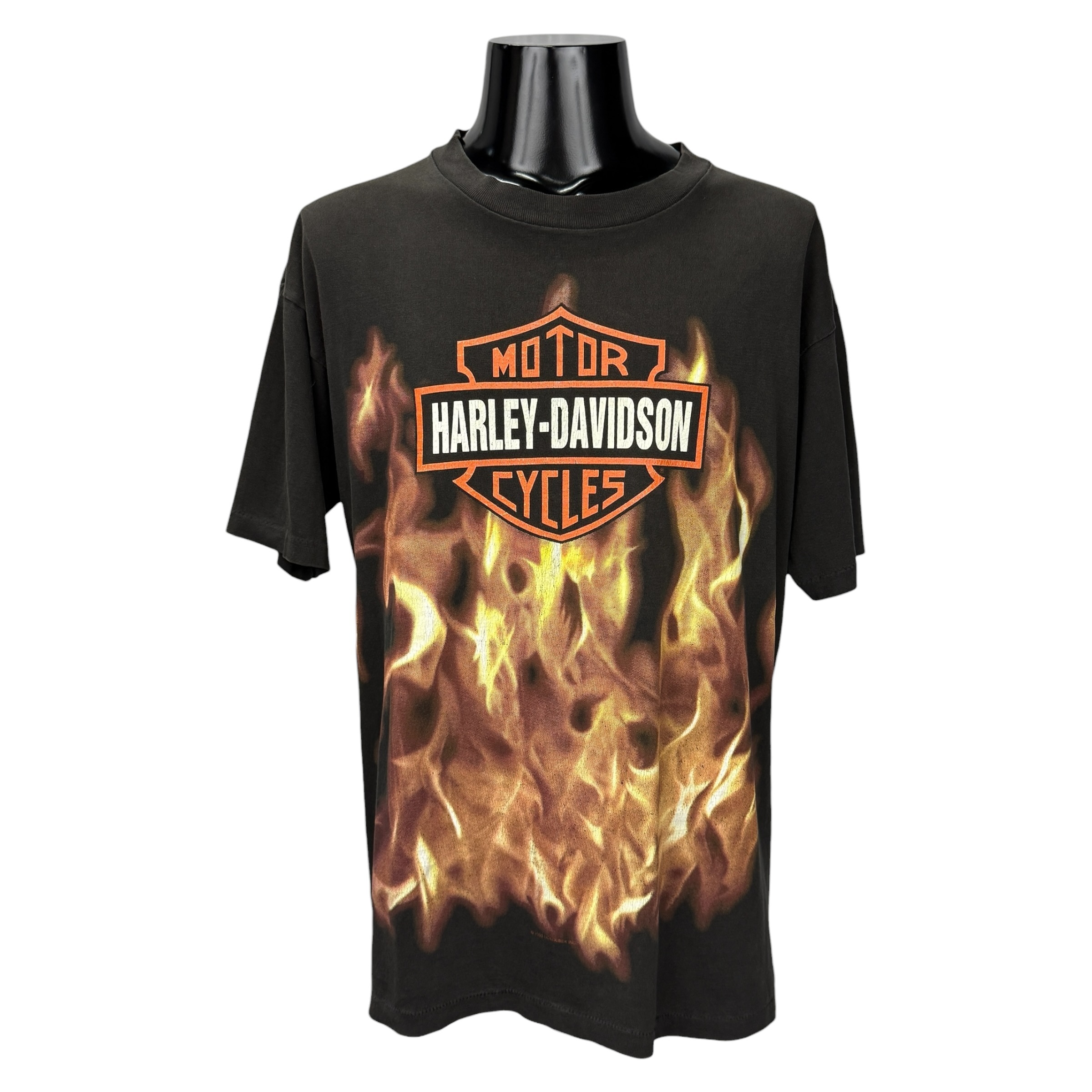 【HARLEY-DAVIDSON】ハーレーダビッドソン “BAR & SHIELD FLAME” 90’s Vintage Tシャツ