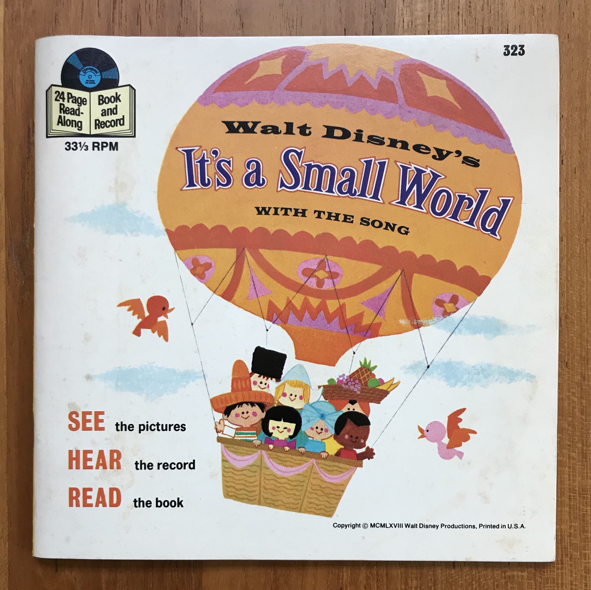 it s a small world walt disney book and record julybooks 七月書房