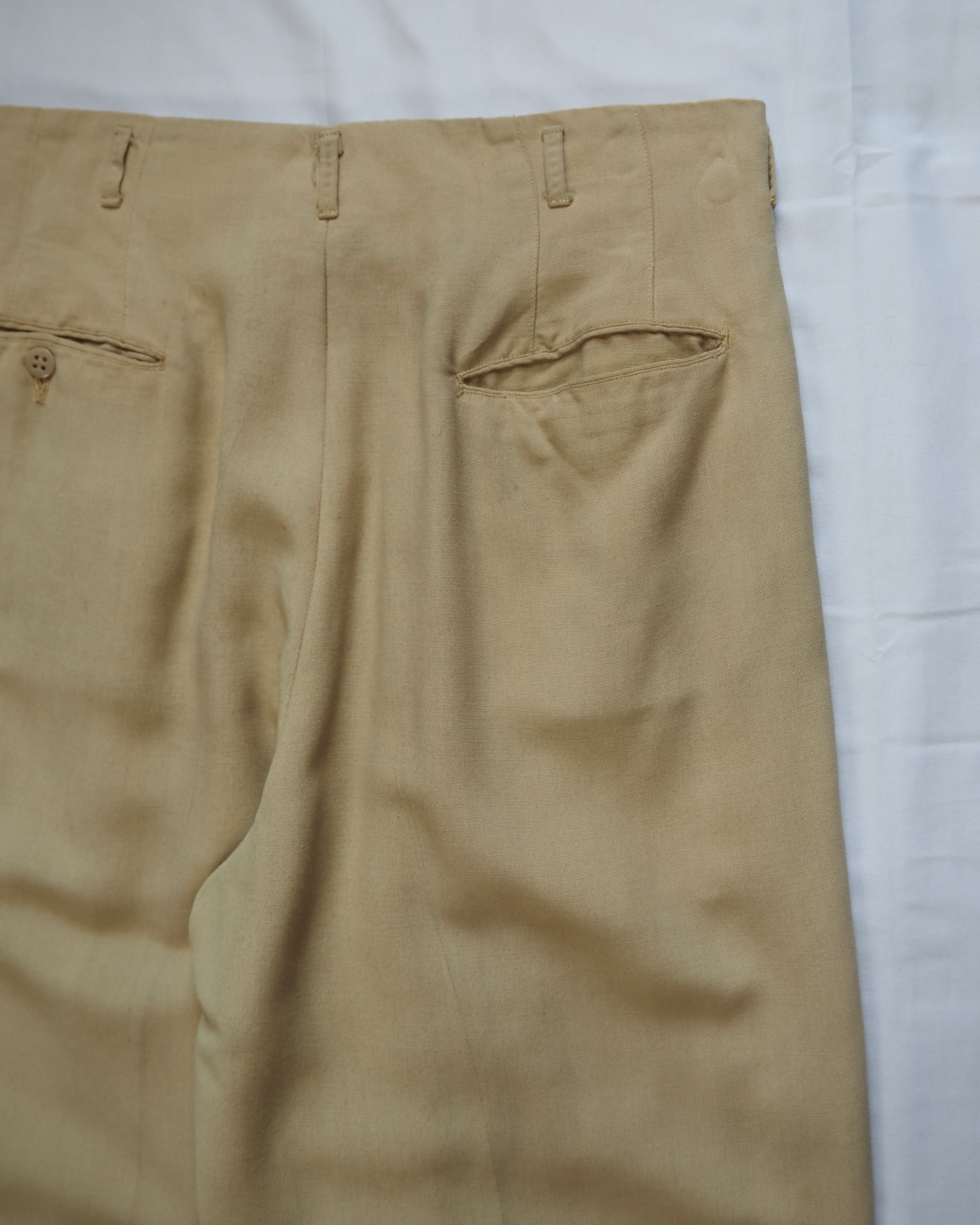 【VCM入荷】50’s ウールスラックス イエロー の画像 16