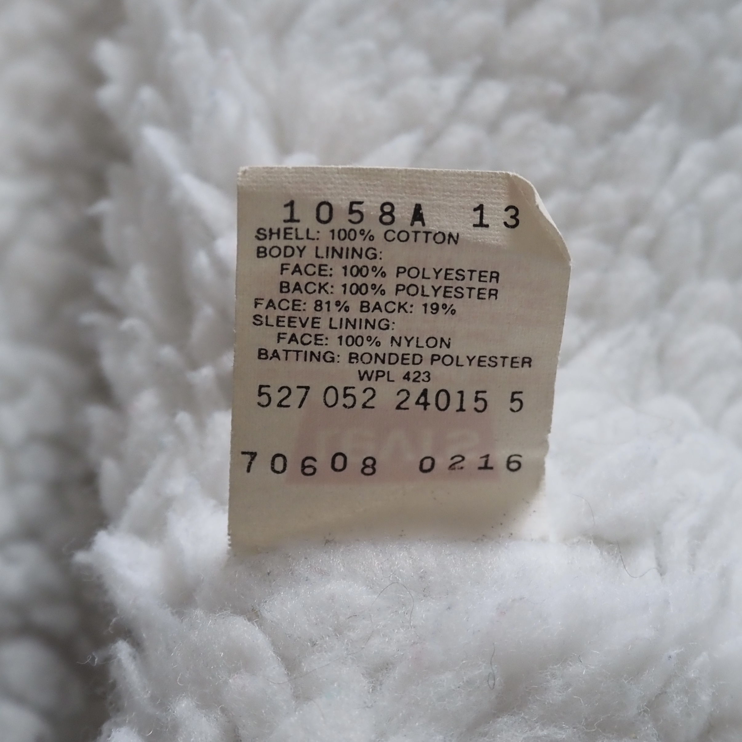 80’s Levi’s デニムボアジャケット サイズ44 の画像 11