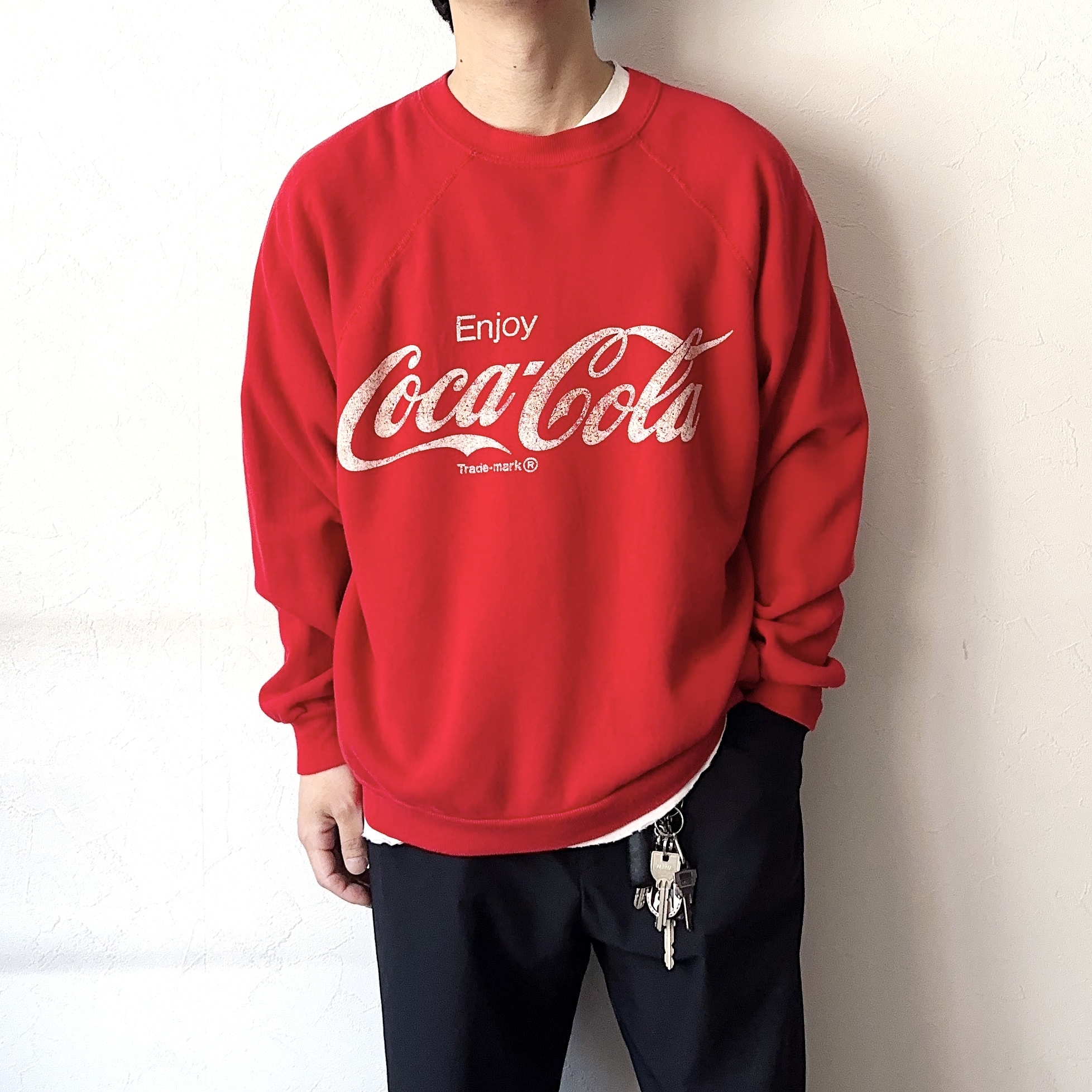 Vintage 80's【Tultex】"Coca Cola" Sweat の画像 3