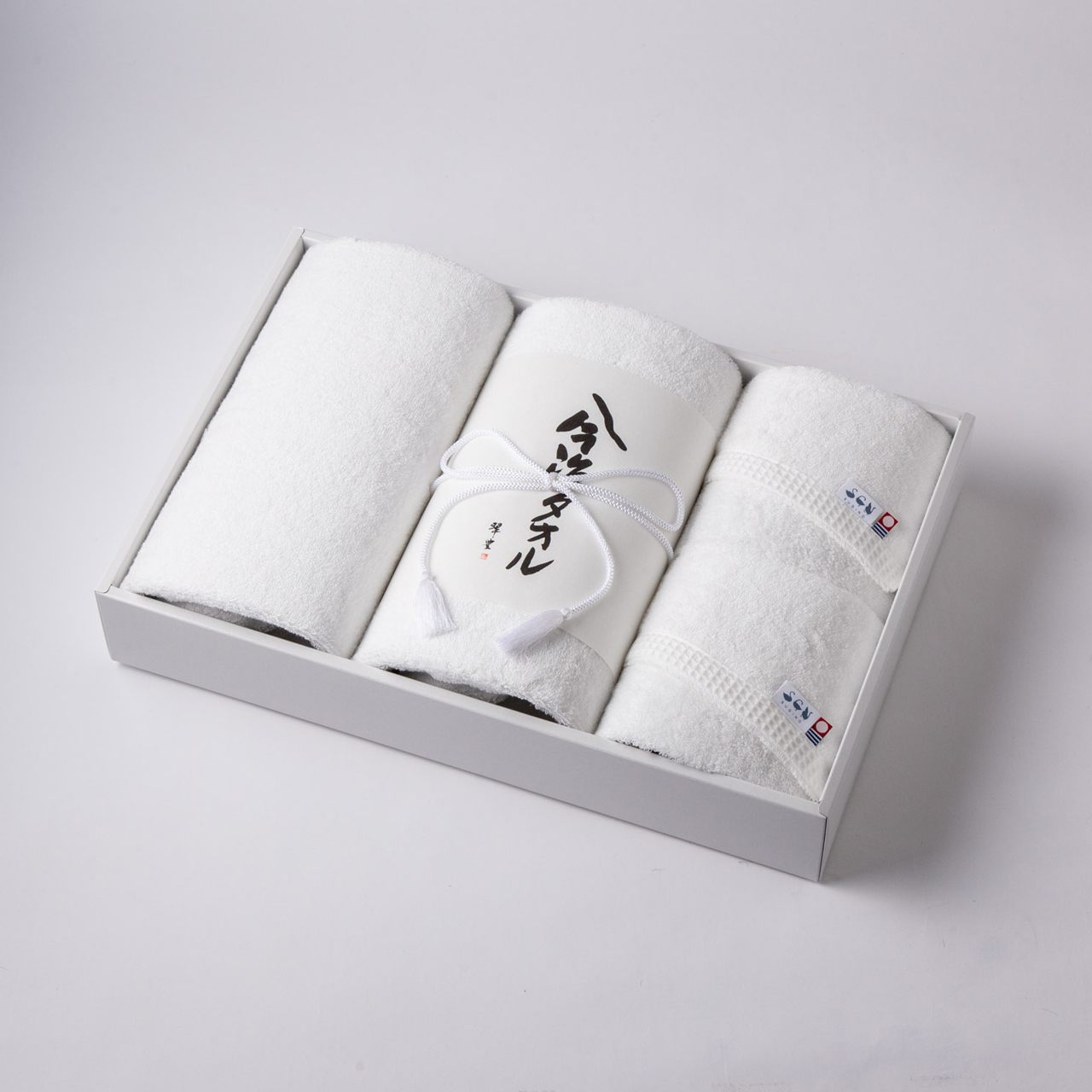 Life バスタオル2枚 フェイスタオル2枚セット すべてオフホワイト Sgnタオル オンラインショップ