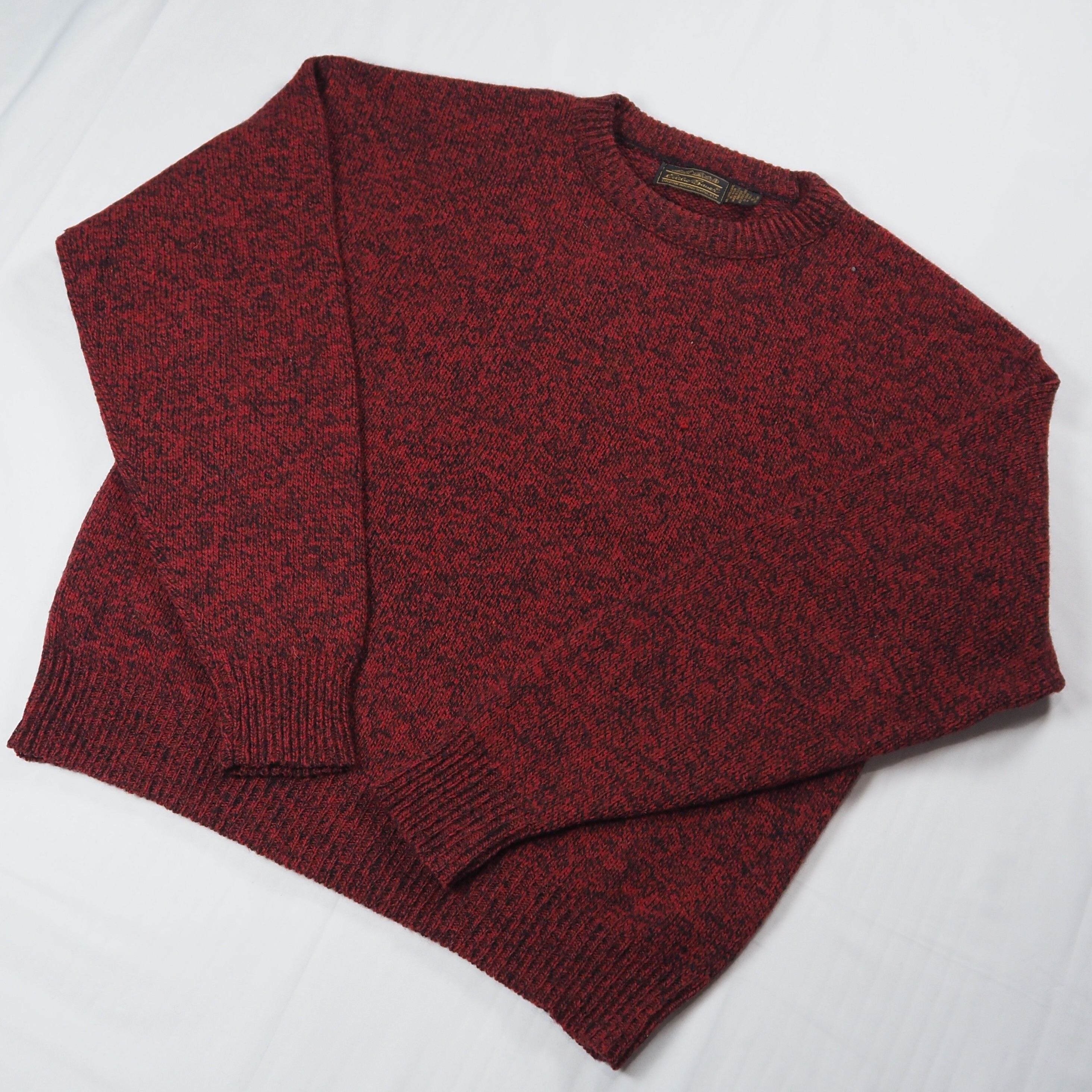 【9/23 20:00入荷】80's-90's Eddie Bauer ウールニット Lサイズ の画像 9