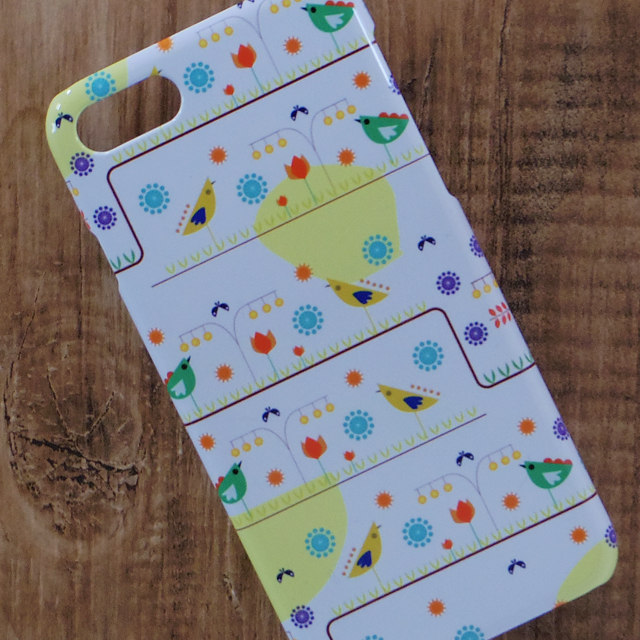 賑やかなトリ 北欧 スマホケース/スマホカバー iPhone/android/Galaxy ...