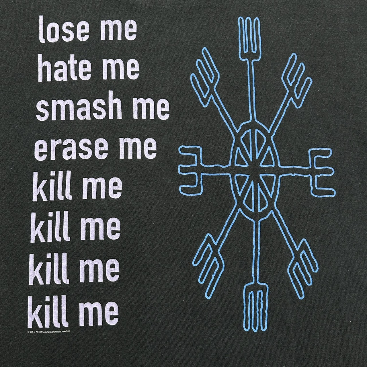 90s Nine Inch Nails Vintage Band T-Shirt XL の画像 7