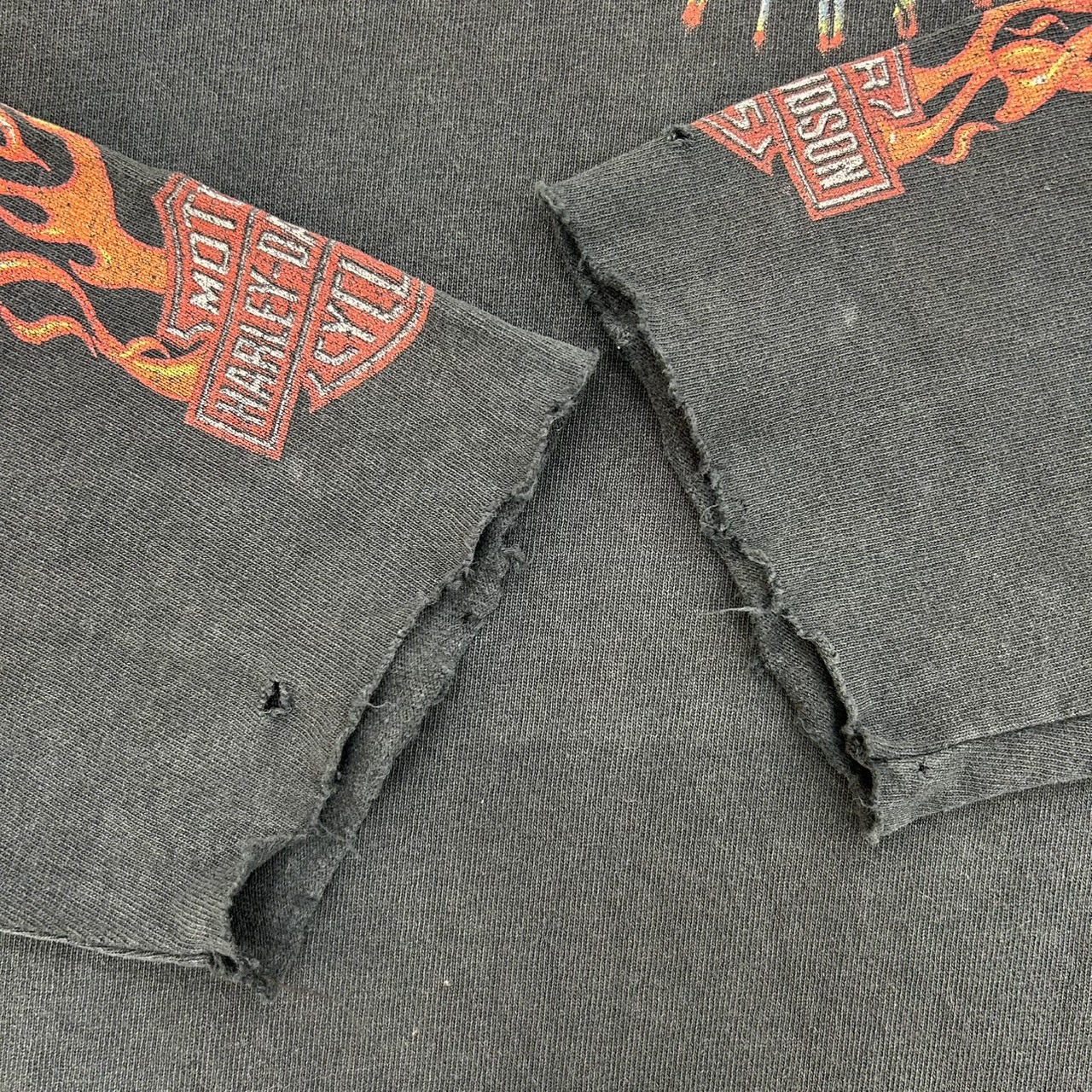 Harley-Davidson ハーレーダビッドソン フレイムロゴ ロングスリーブTシャツ ブラック / 2XL の画像 12