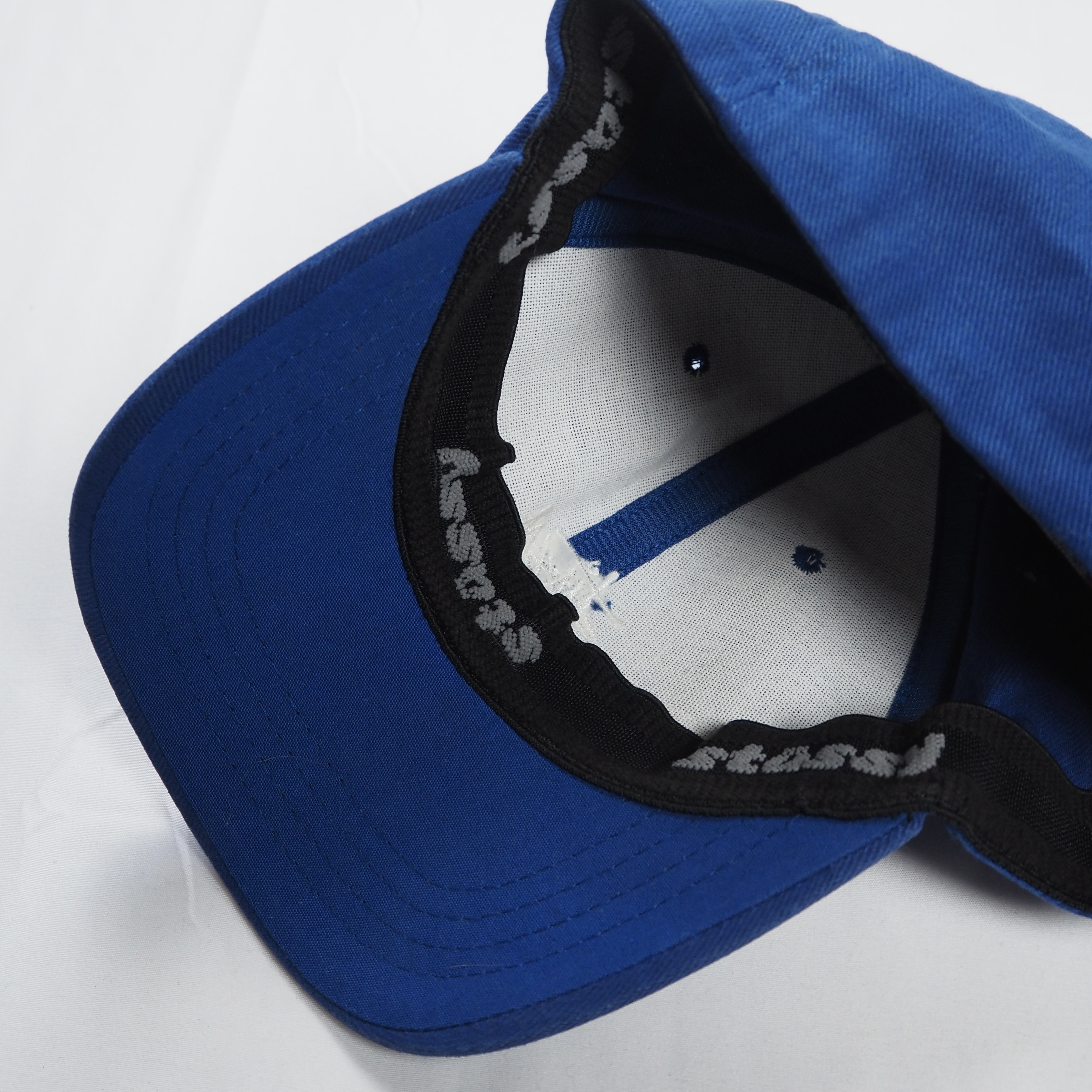 90’s OLD STUSSY 紺タグ キャップ ブルー M-XL の画像 7
