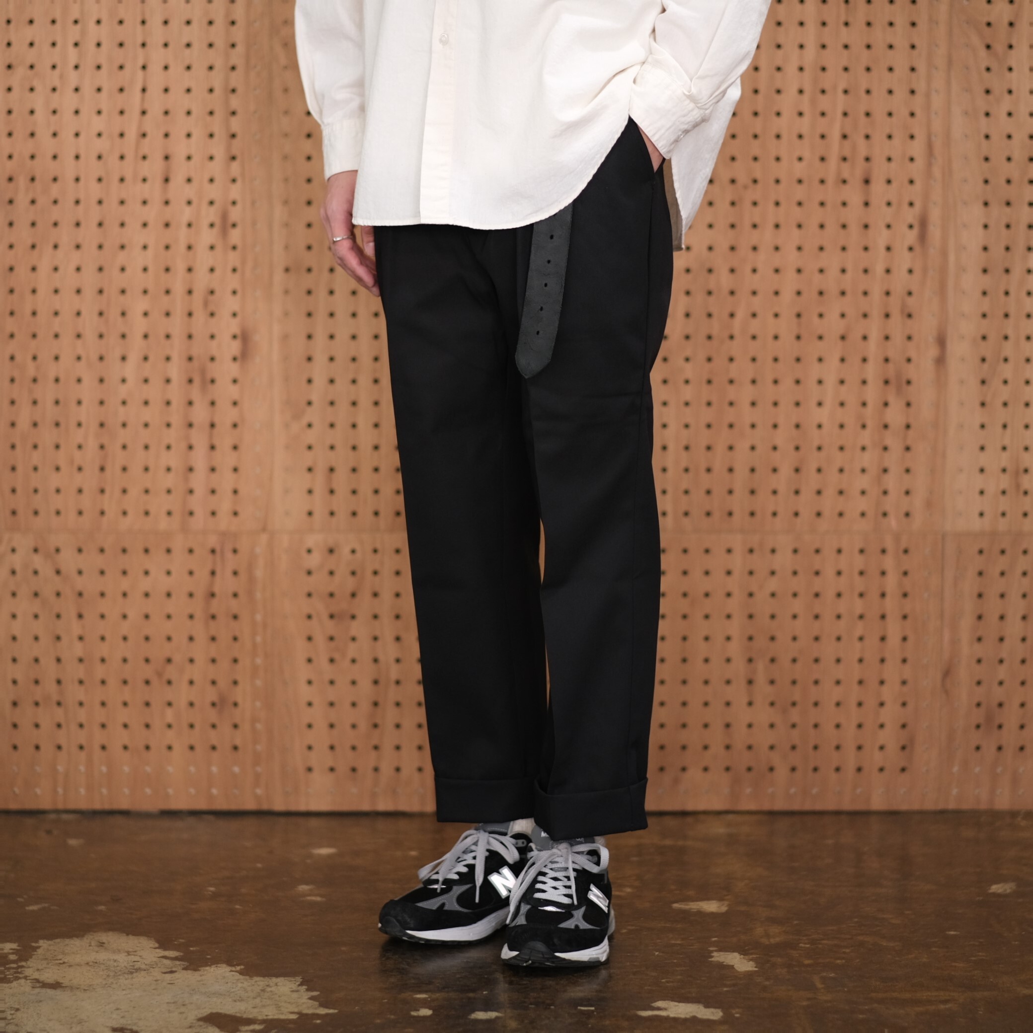 Red Kap Remake レッドキャップ Remake Double Bottom Pleated Work Pant Regular Black Remake04 Roamers And Seekers