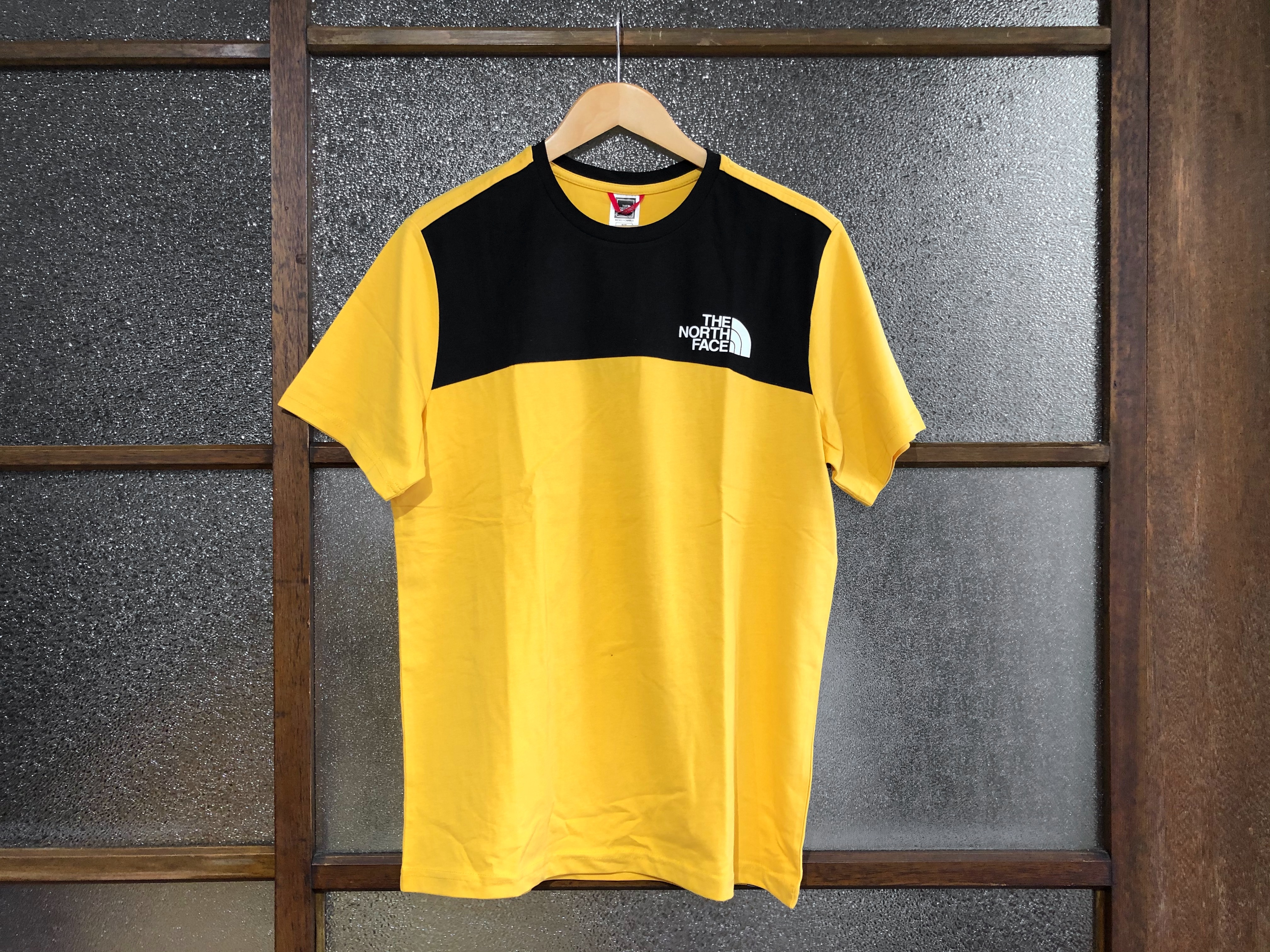 the north face yellow t shirt