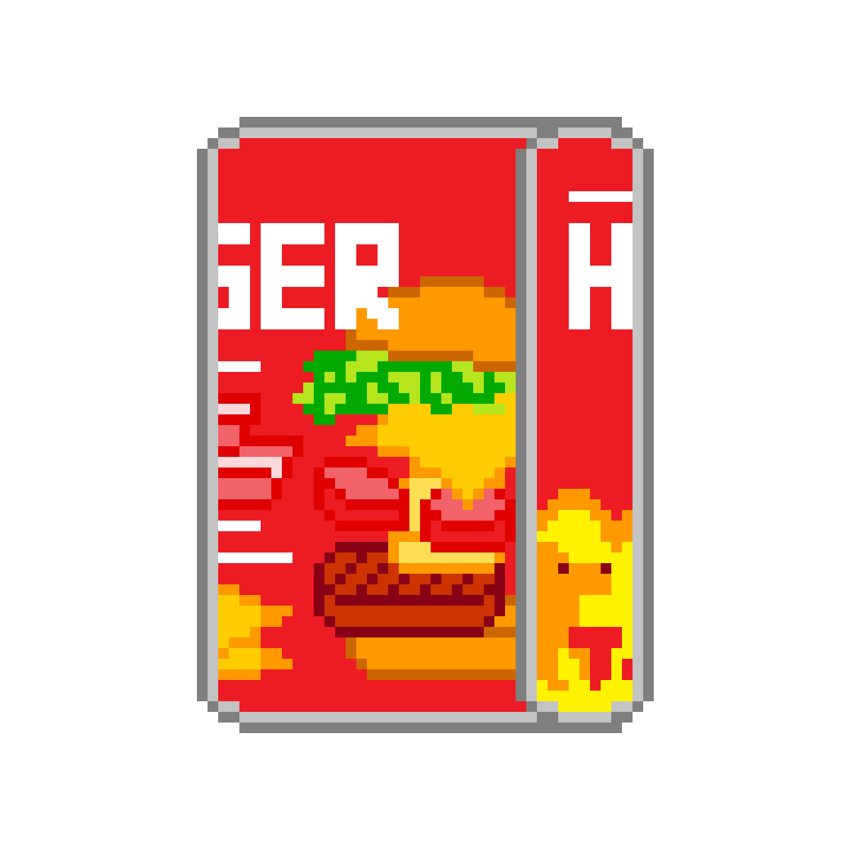 システム手帳ミニ6穴 ポケット サイズ ハンバーガー メル会長柄 Mell The Diner Pixelart Goods Shop In Base システム手帳ミニ6穴 ポケット サイズ ハンバーガー メル会長柄 Mell The Diner Pixelart Goods Shop In Base