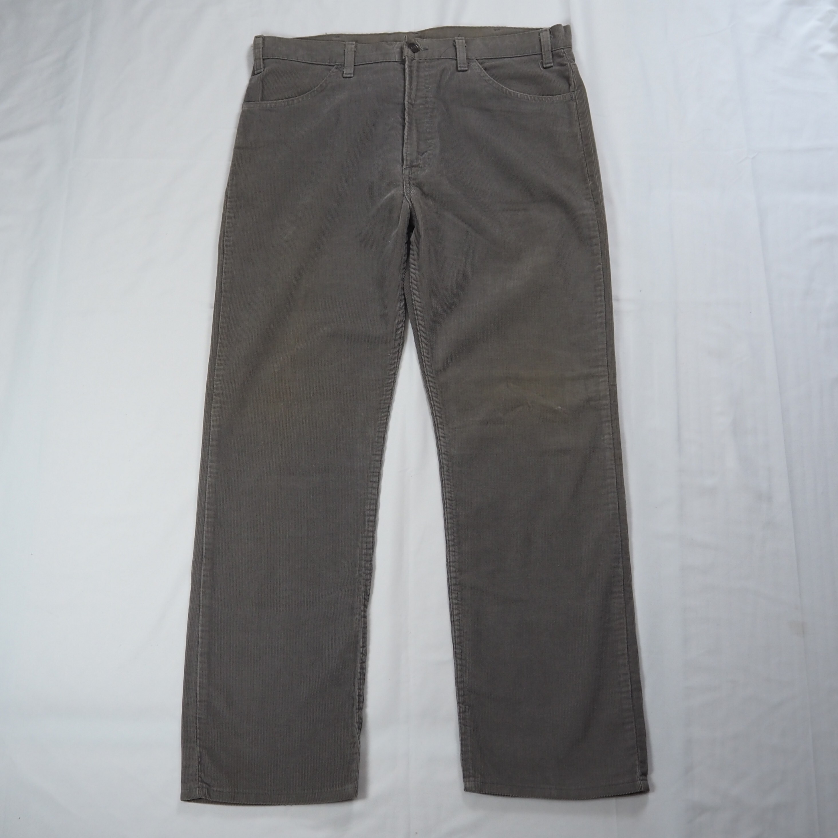 70's Levi's 519 コーデュロイパンツ グレー 36×30