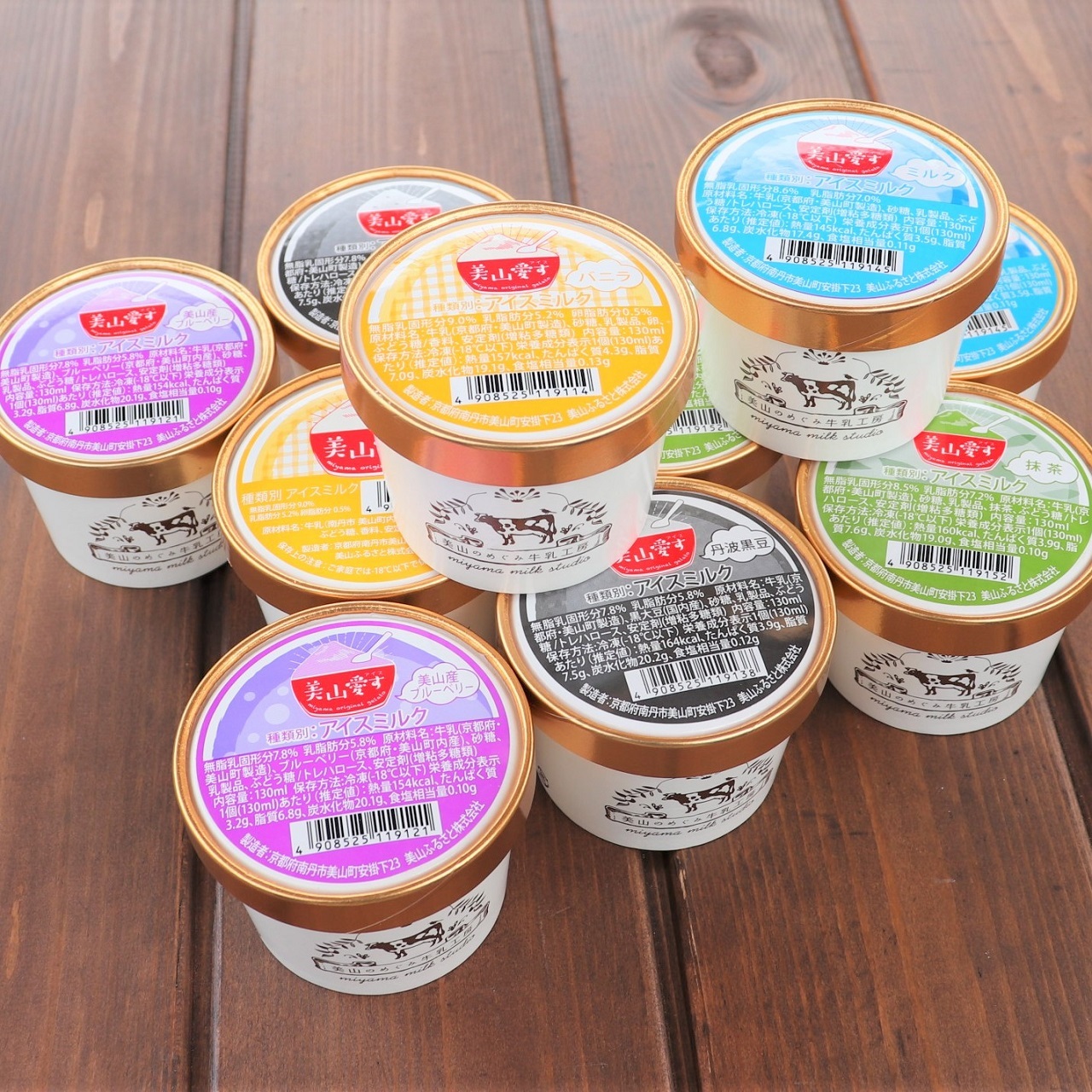 美山愛すジェラートセット5種10ヶ入り お中元限定価格 8 16まで 通常3 400円 美山ごちそうの森