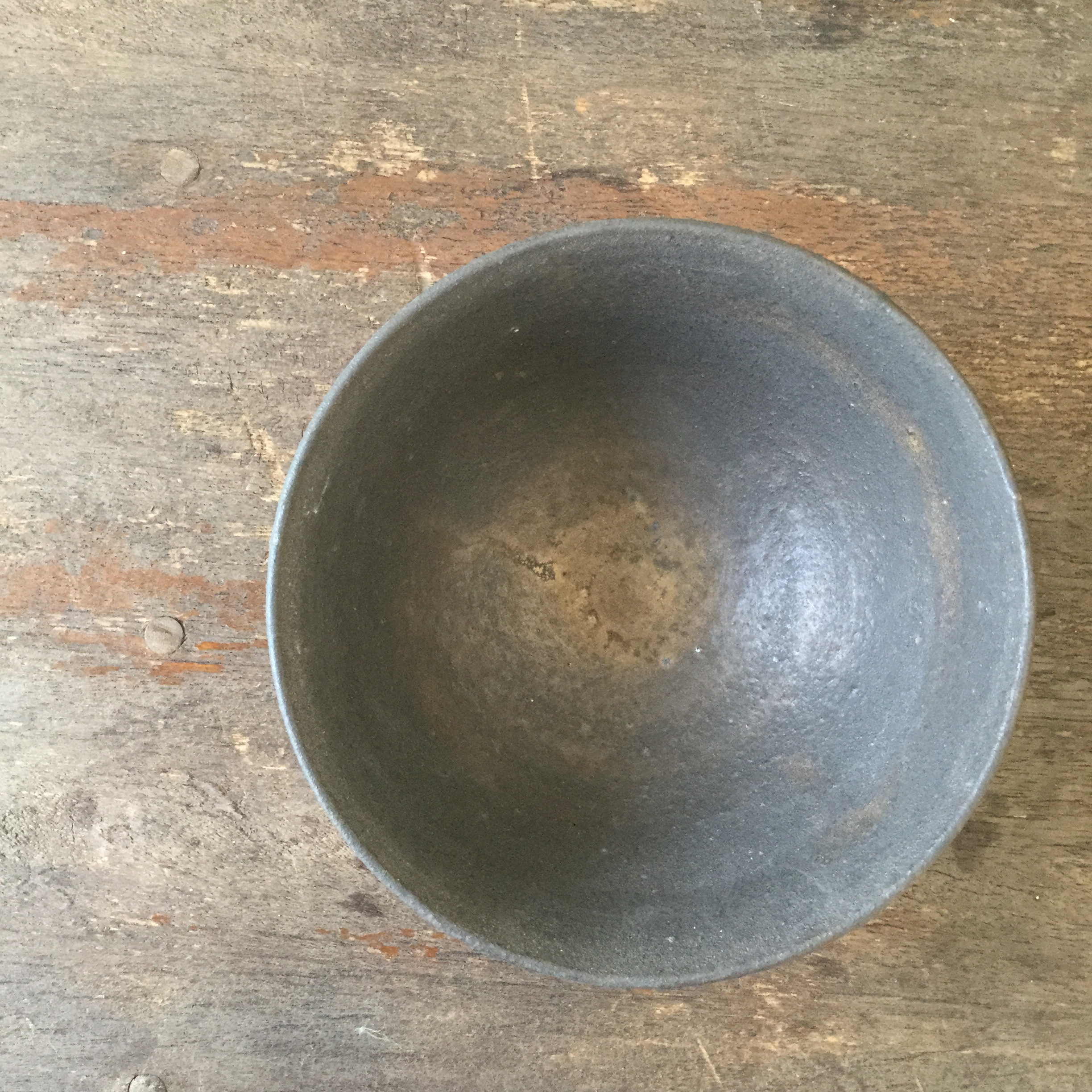 【恵山・小林耶摩人】 ボウルS 黒釉 φ13.5㎝×h6.5㎝ - 画像2
