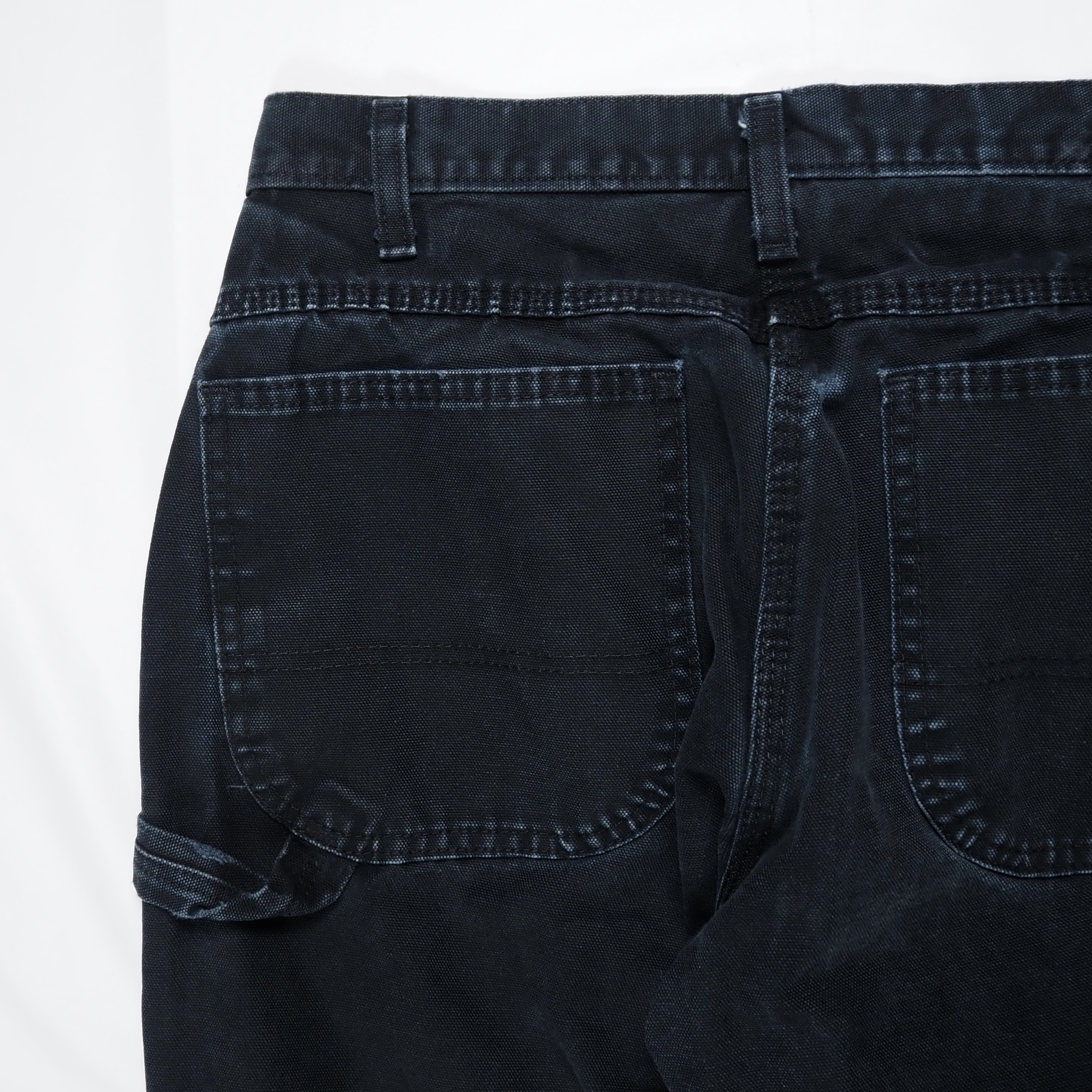 00’s Dickies ダックワークパンツ ブラック 実寸約32×31 の画像 12