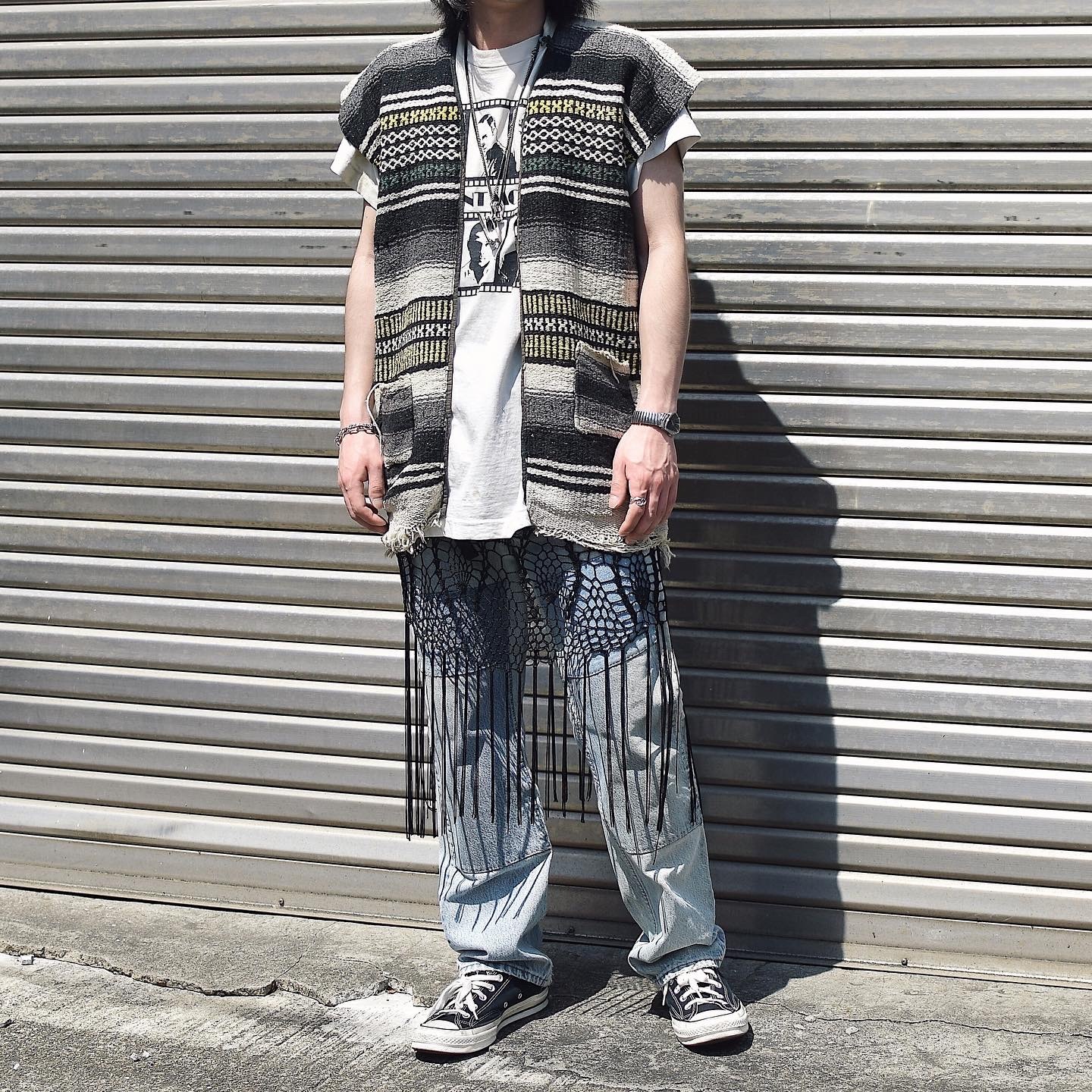 Vintage 60's Mexican Rag Vest の画像 3