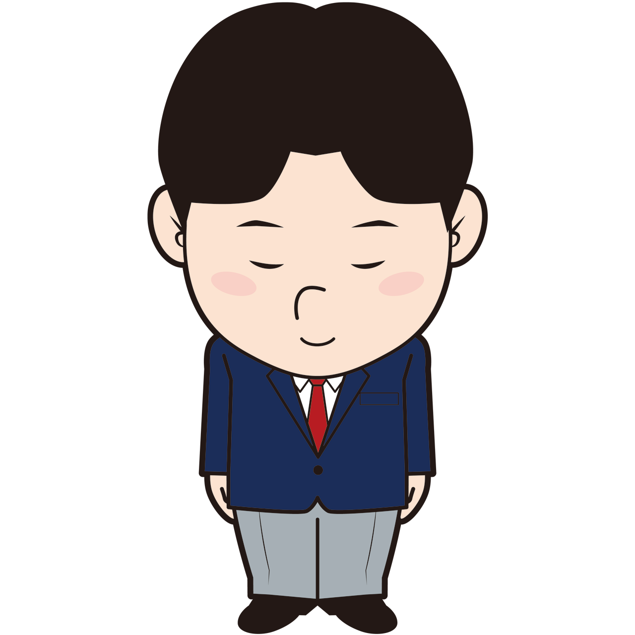 お辞儀する男性店長 Sozaido お辞儀する男性店長 Sozaido