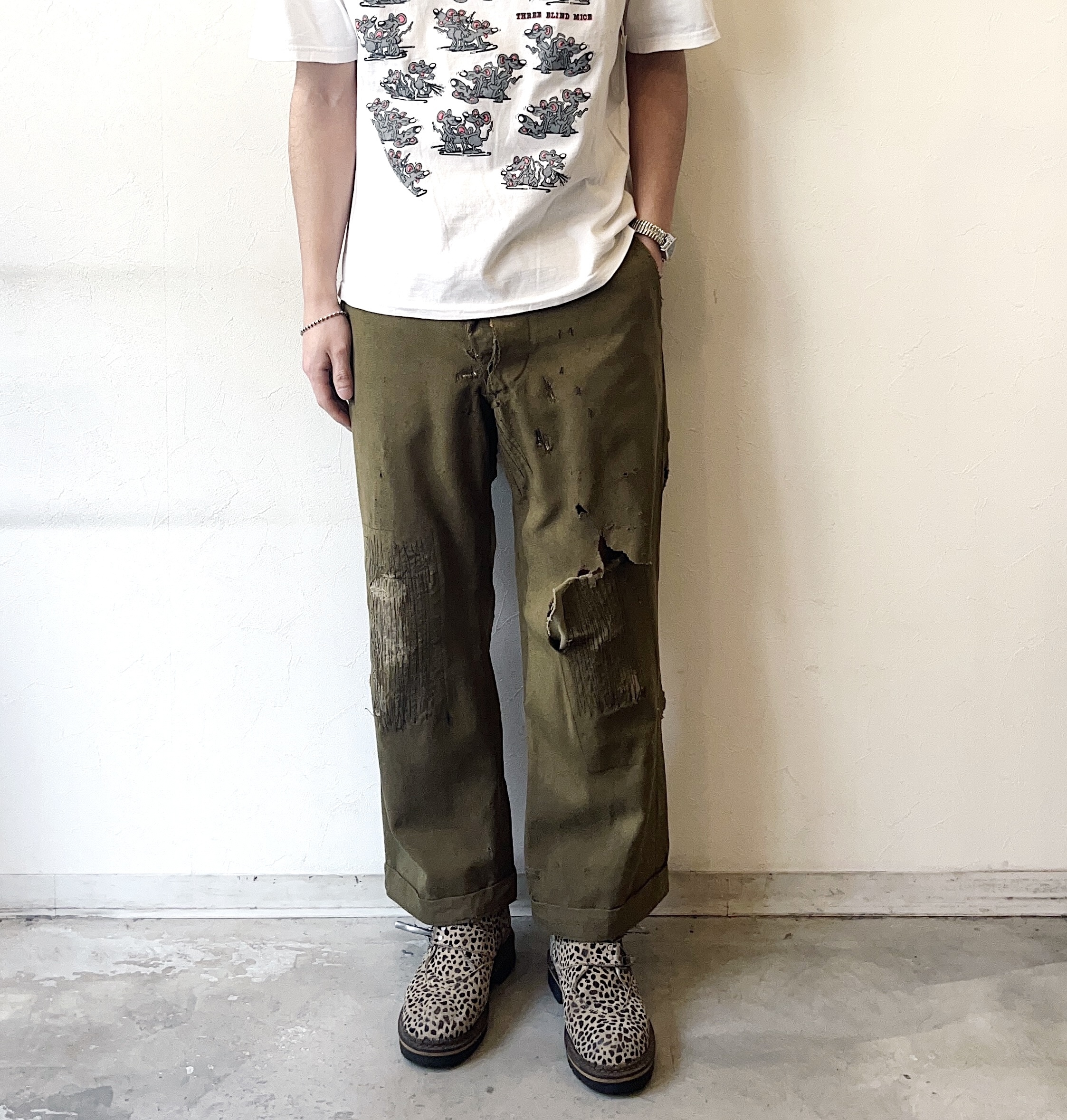 Vintage 40〜50's Grunge Pants の画像 3