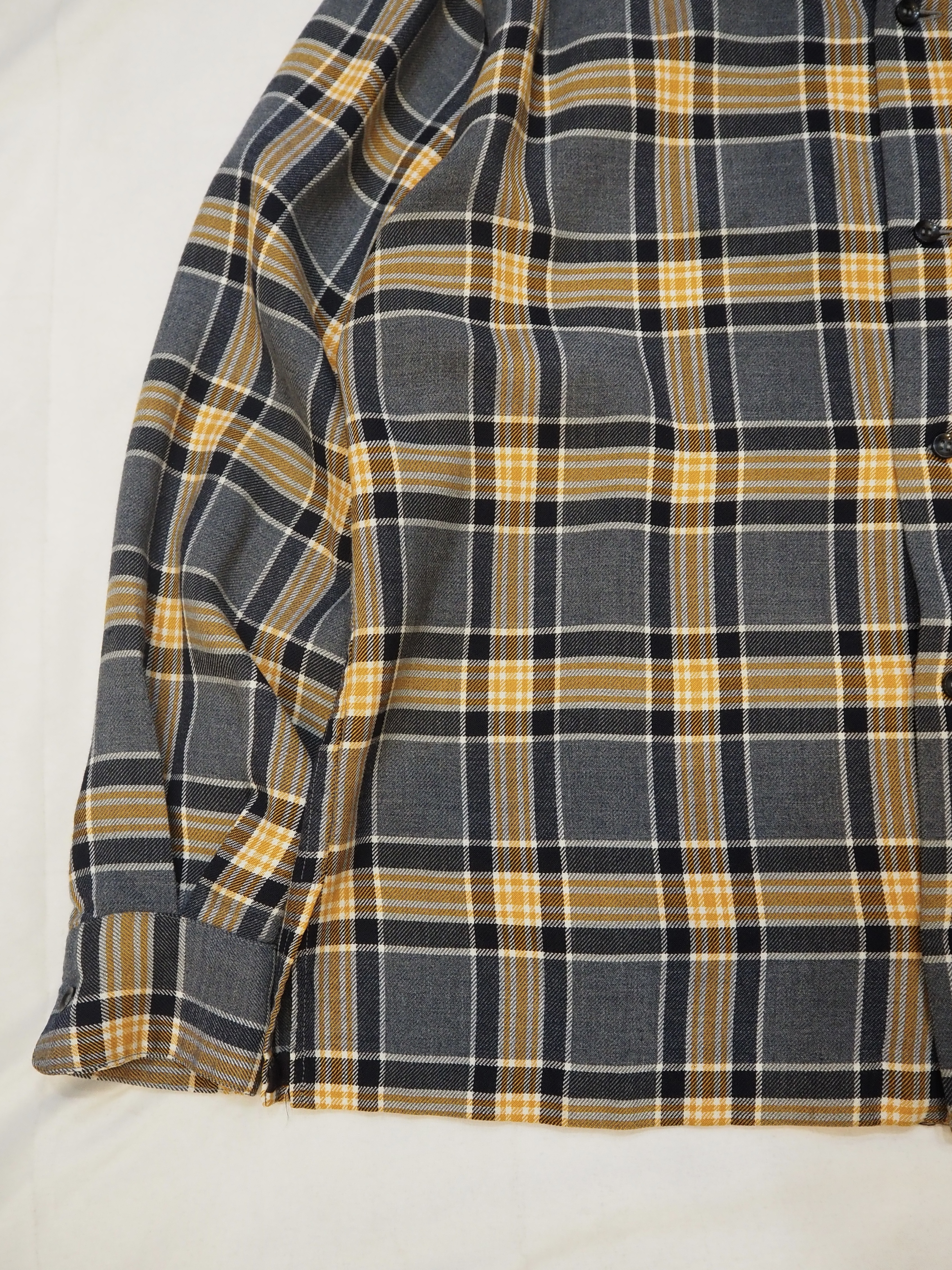 50’s Rayon Blend Button Up Shirt の画像 4
