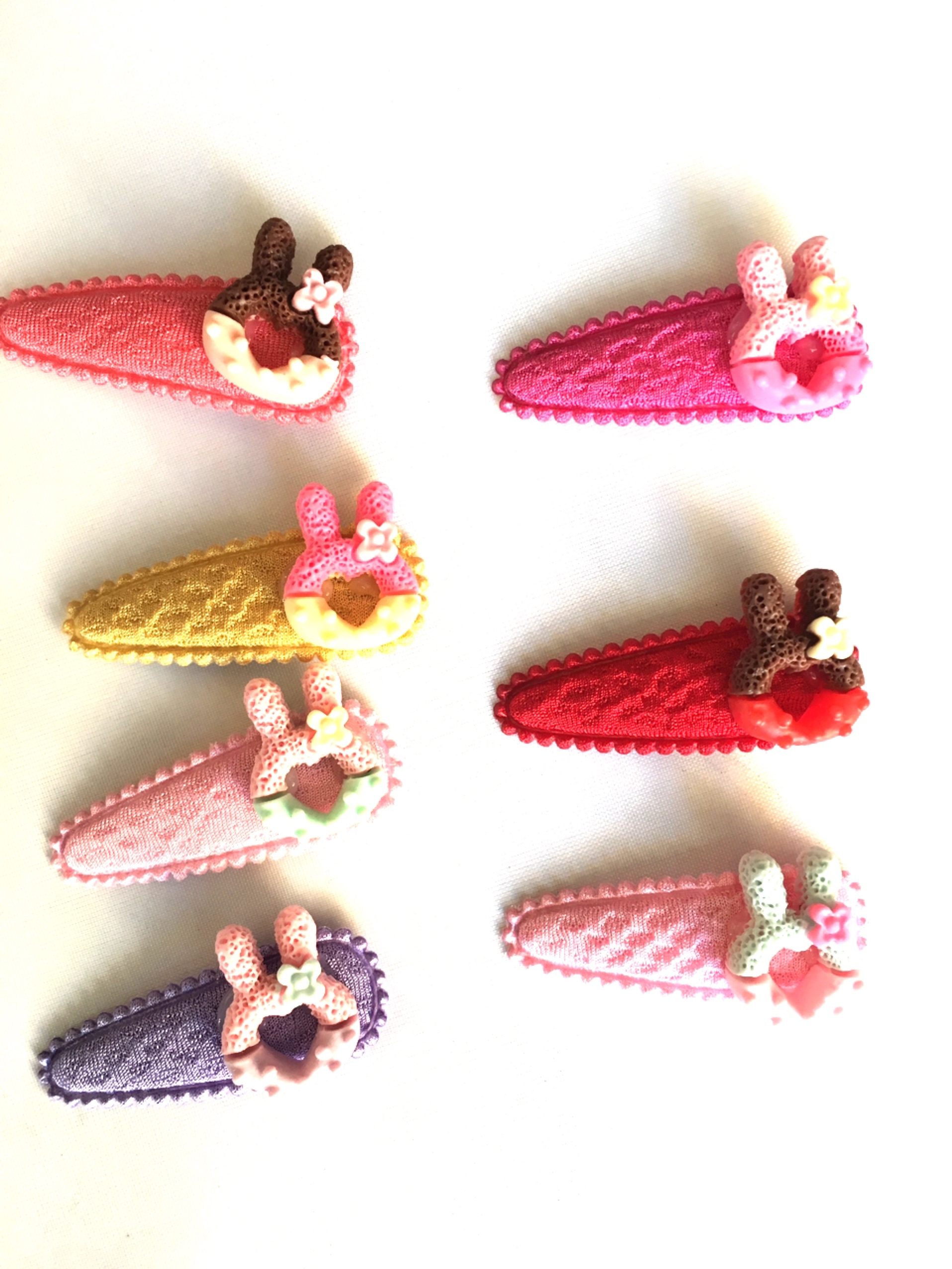 ベビーヘアクリップ⭐No.9 うさぎさん⭐赤ちゃんヘアピン ベビーヘア