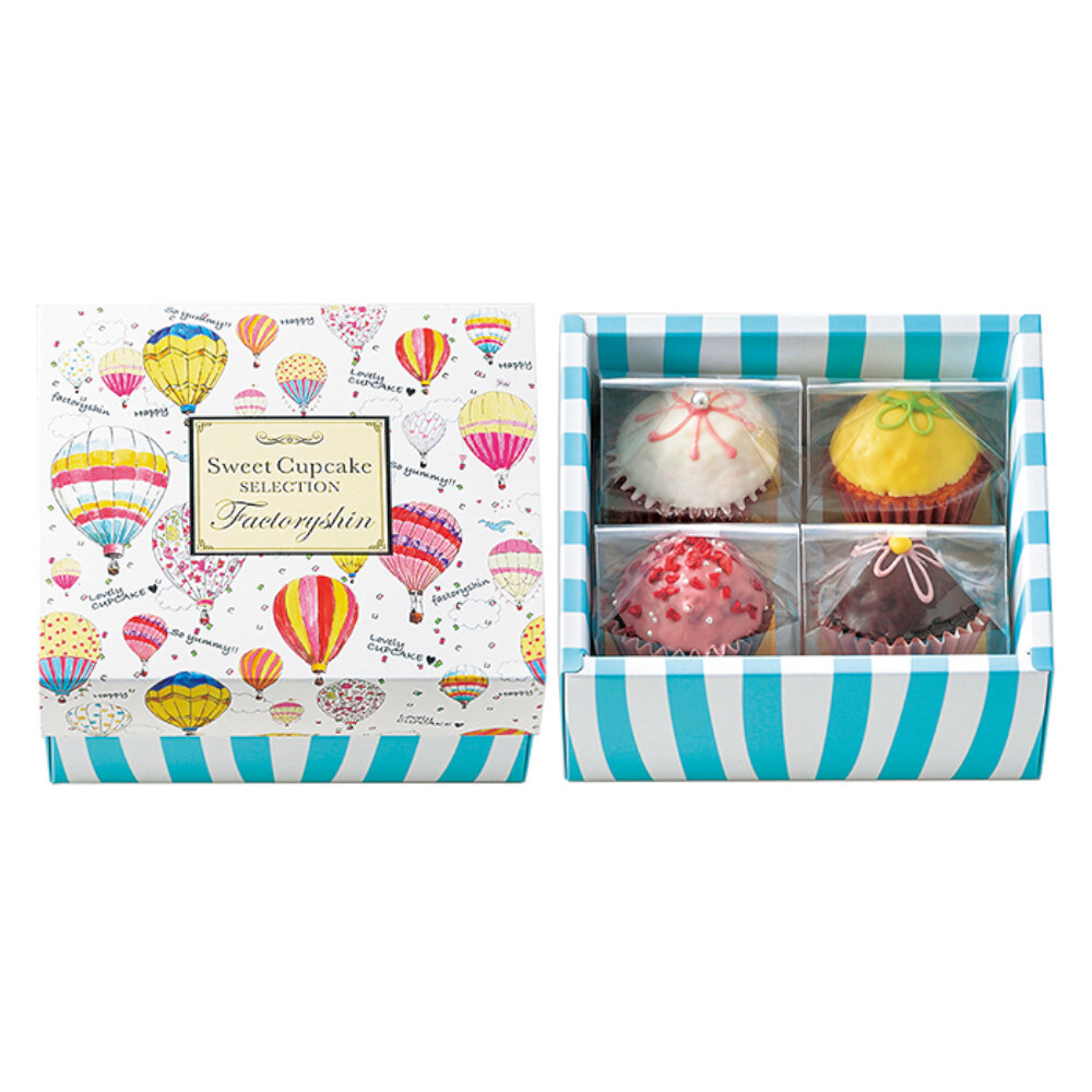 ファクトリーシン スウィートカップケーキ 4個 Hugmina ハグミナ オンライン