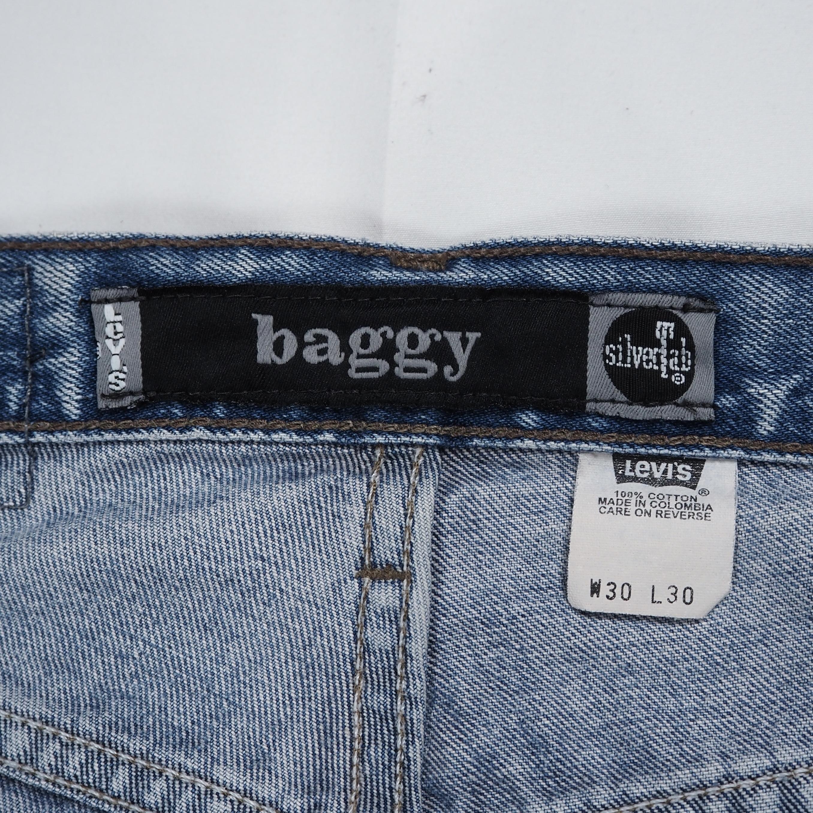 90’s Levi’s SilverTab デニム バギー 30×30 の画像 8