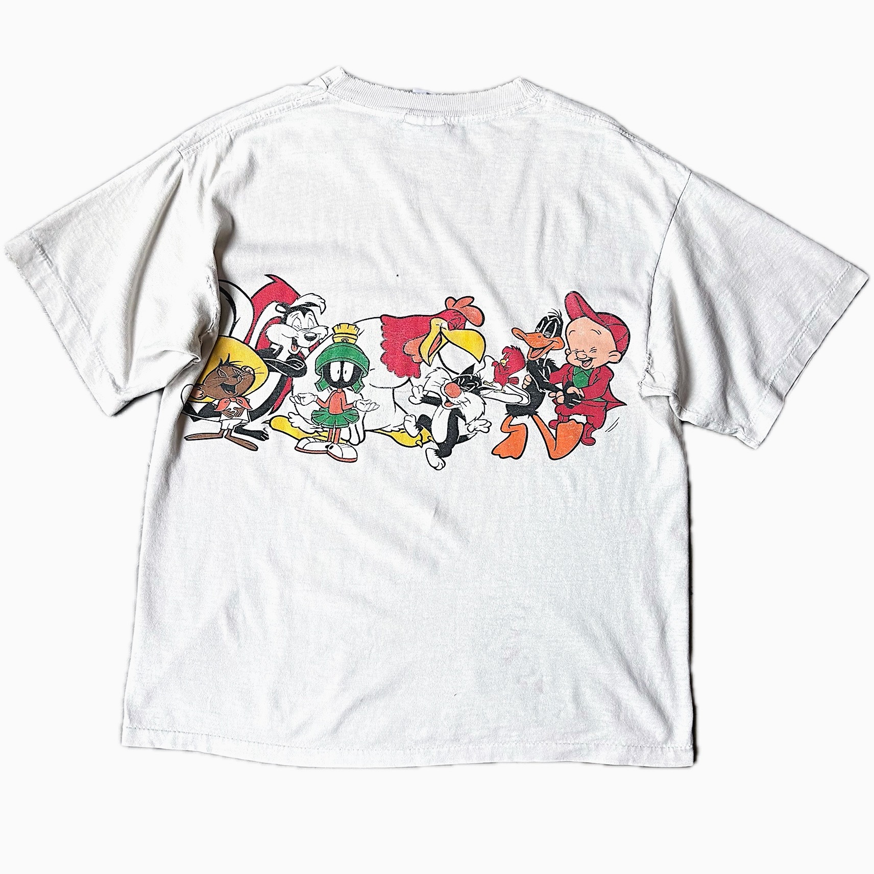 Vintage 90's【TULTEX】"Looney Tunes" Grunge T-shirt の画像 2