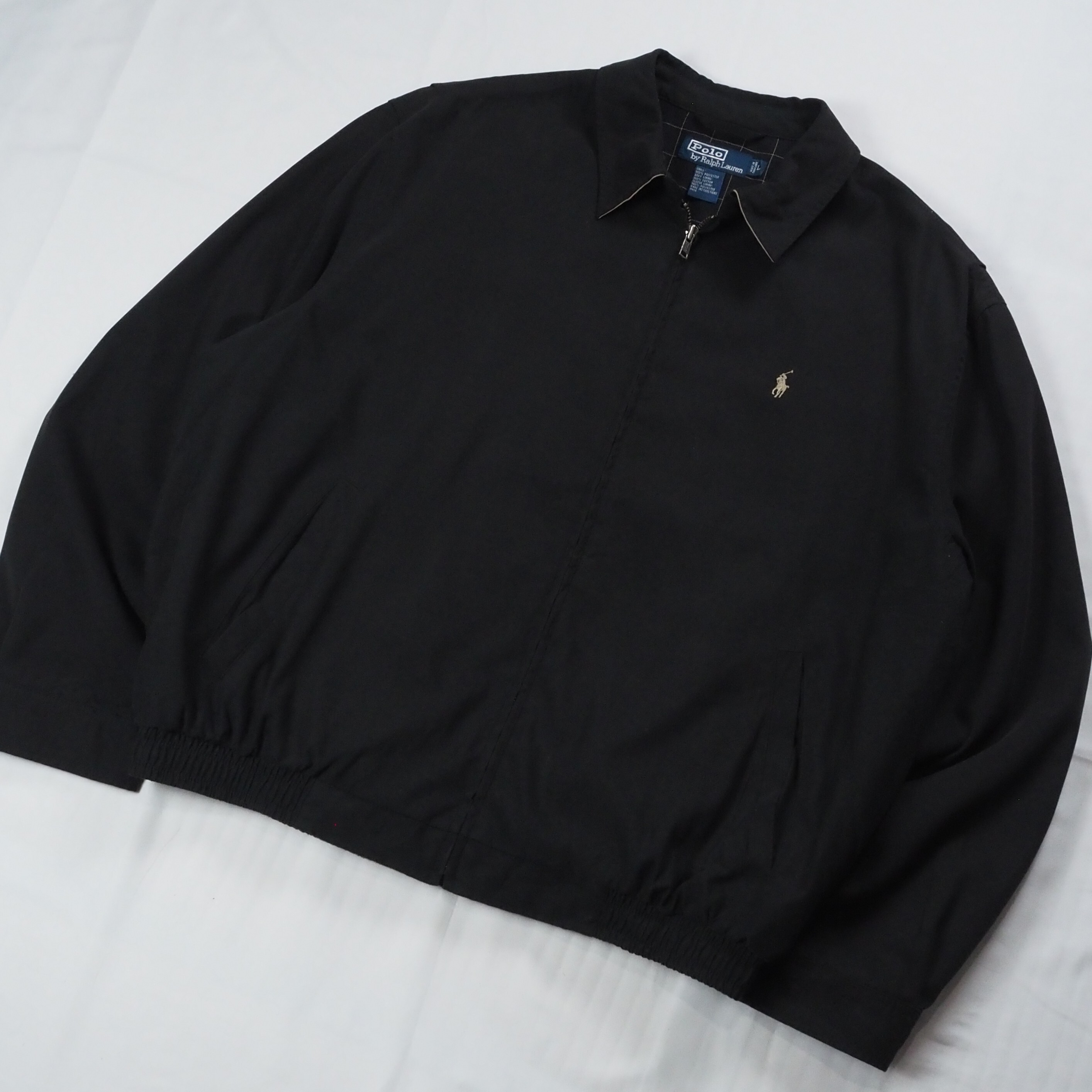 90's Ralph Lauren スイングトップ ブラック Lサイズ の画像 3