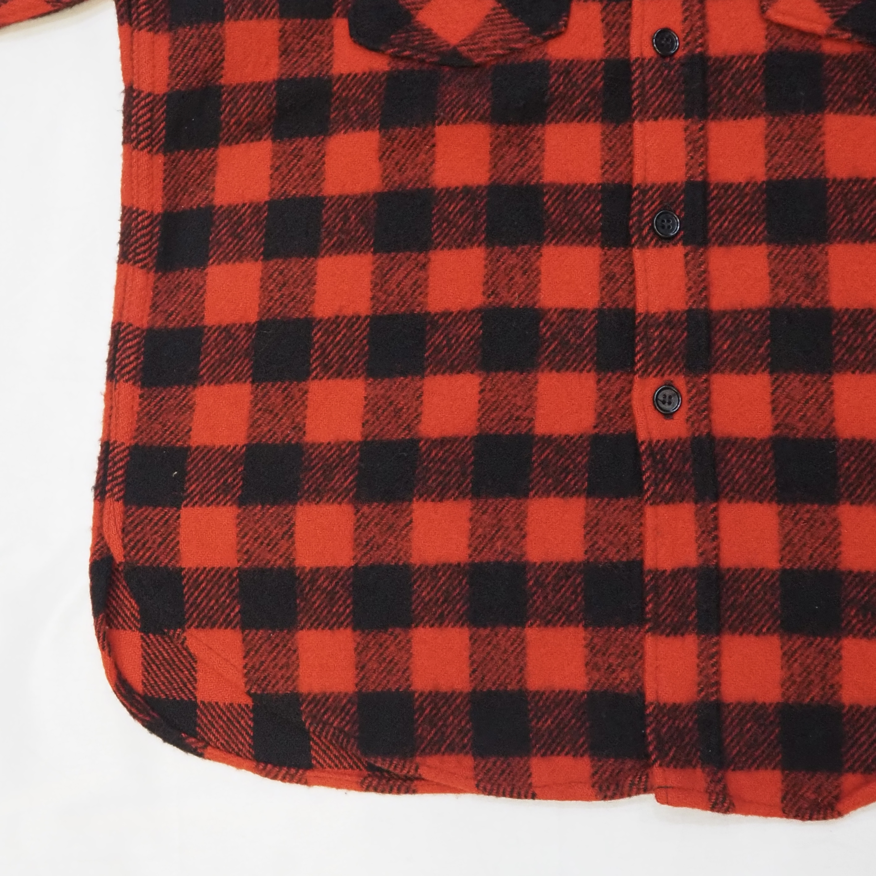 80’s Woolrich ウールシャツ バッファローチェック Lサイズ の画像 4