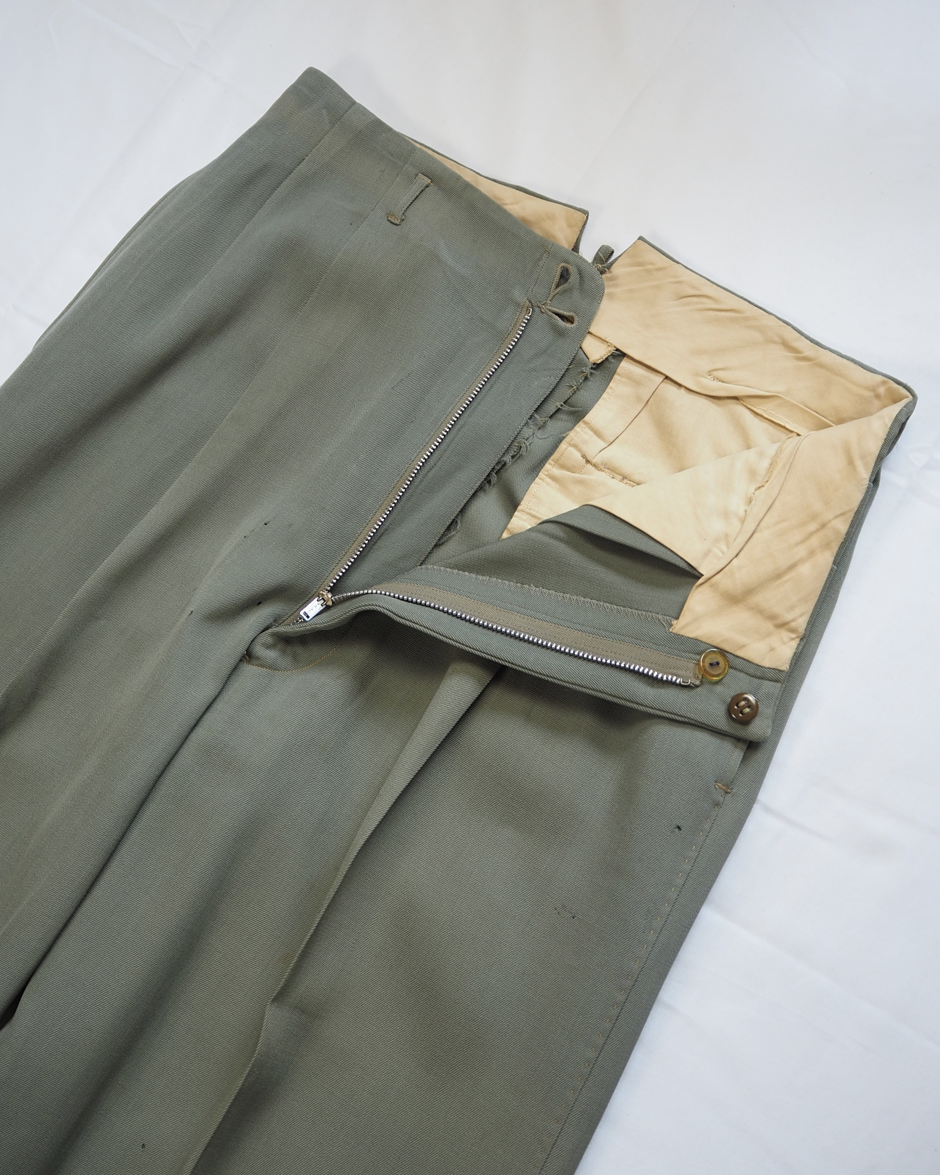 【VCM入荷】50’s ウールスラックス ライトグリーン の画像 6