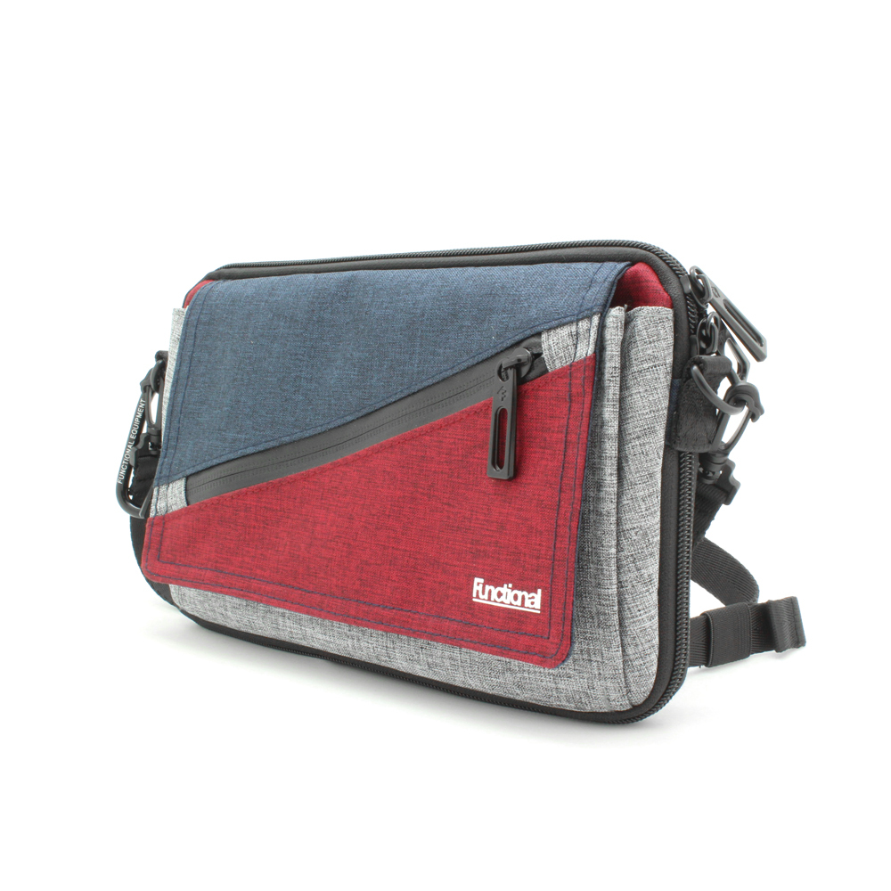 Functional トラベルポーチ 045ti 撥水 水に強い ポーチ ミニショルダー バッグインバッグ 旅行用カバン 財布変わり 男女兼用バッグ ミニバッグ 多機能バッグ メンズ レディース ユニセックス Minibag Shoulderbag Bodybag Rawcreate Online Store