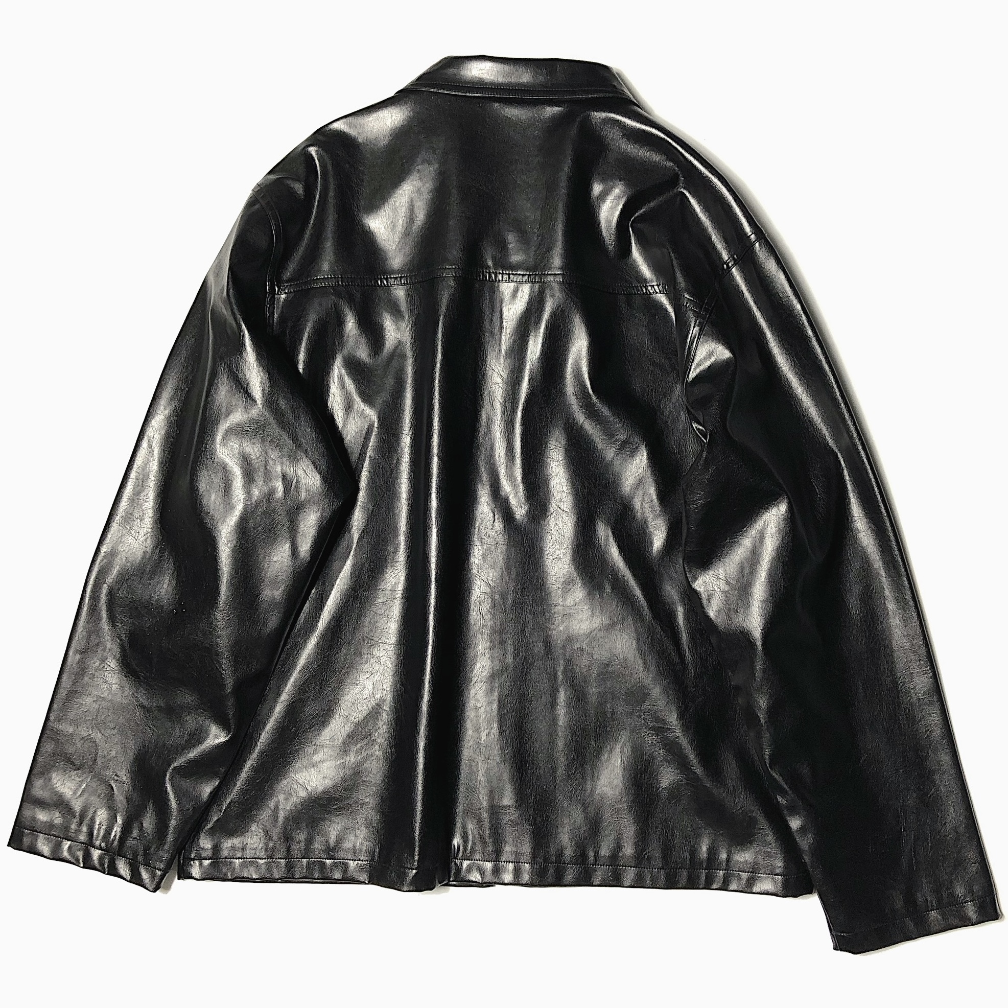 Vintage 90's【tonic by BC ETHIC】Faux Leather Jacket の画像 2