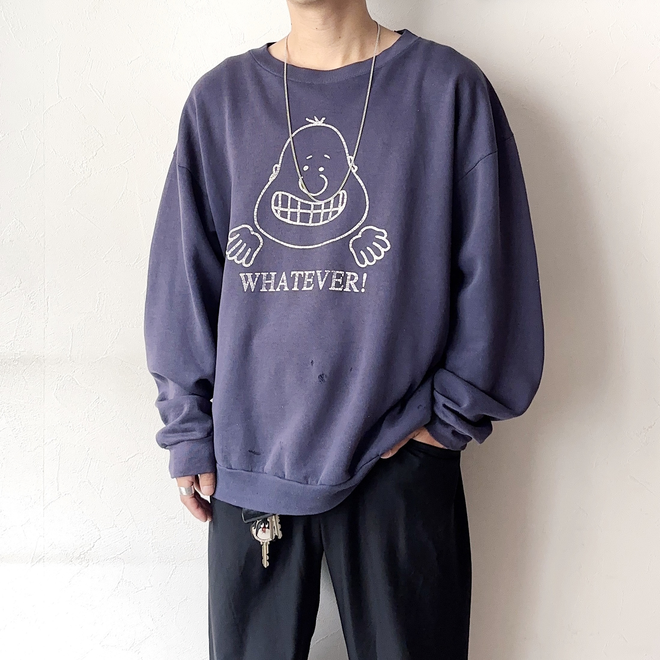 Vintage 90's【ARTEX】"WHATEVER!" Grunge Sweat の画像 3