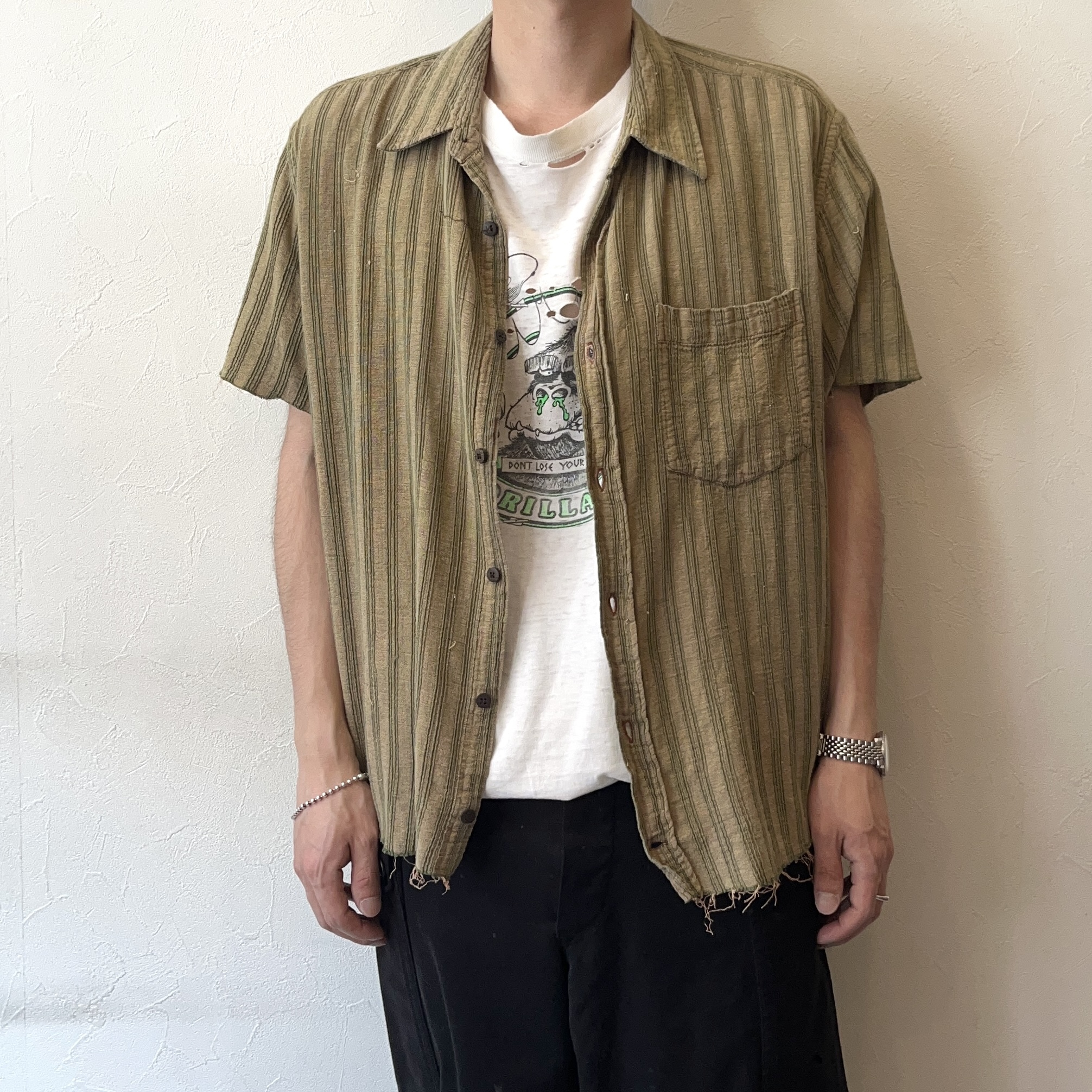 Vintage 80's【fabindia】Grunge Shirt の画像 3