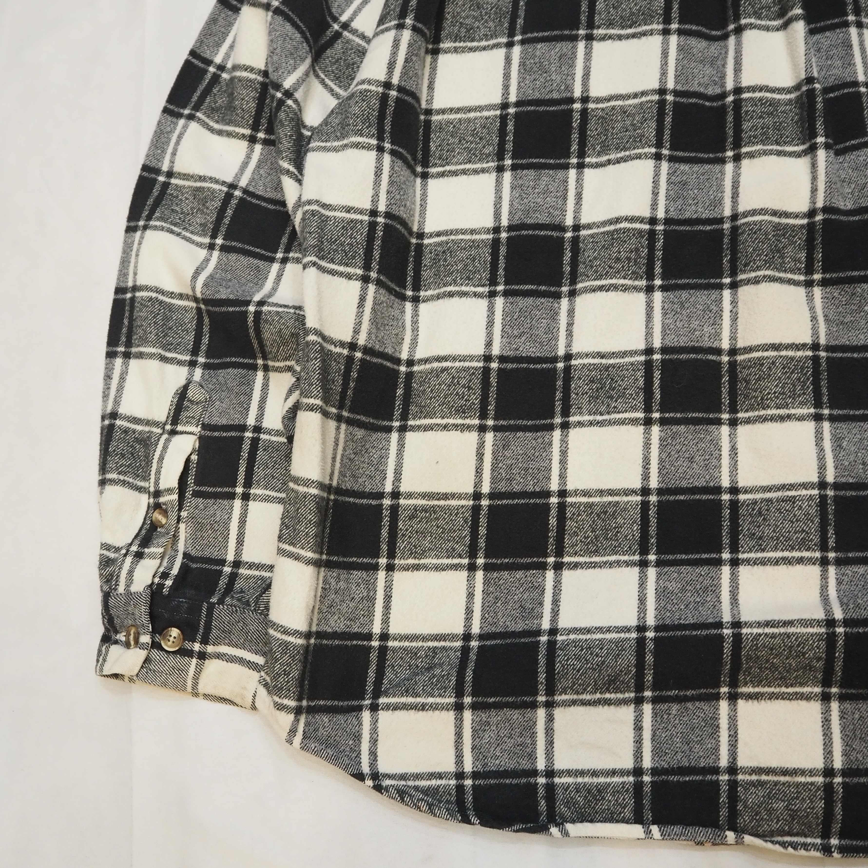 90’s Eddie Bauer Heavy Flannel Shirt Size XL の画像 13