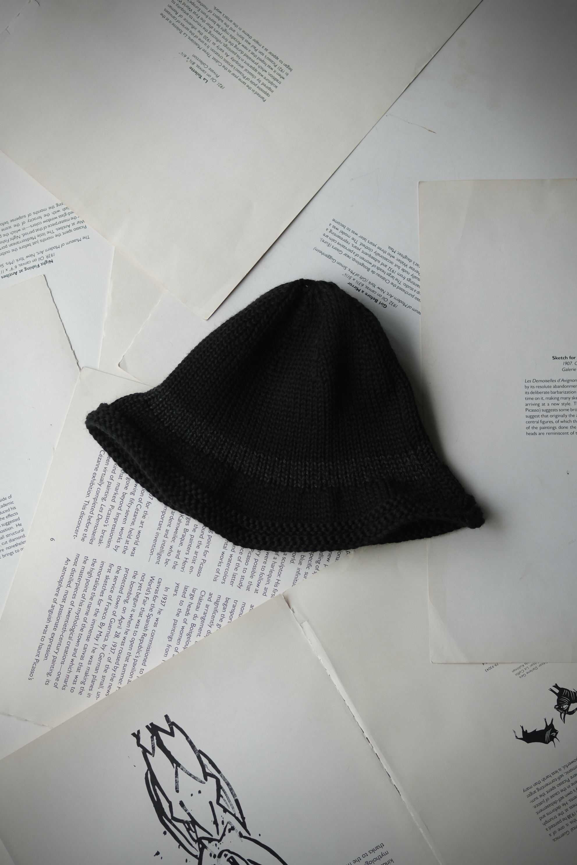 Utah/"LEUCHTFEUER" knit hat/black