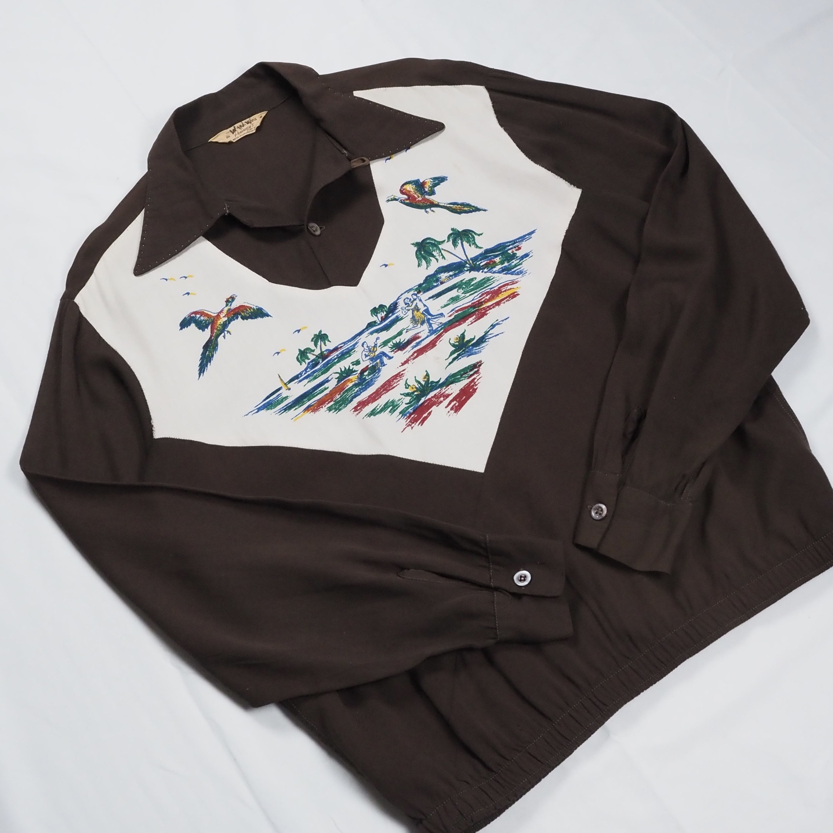 50’s Penny’s レーヨンプルオーバーシャツ の画像 2