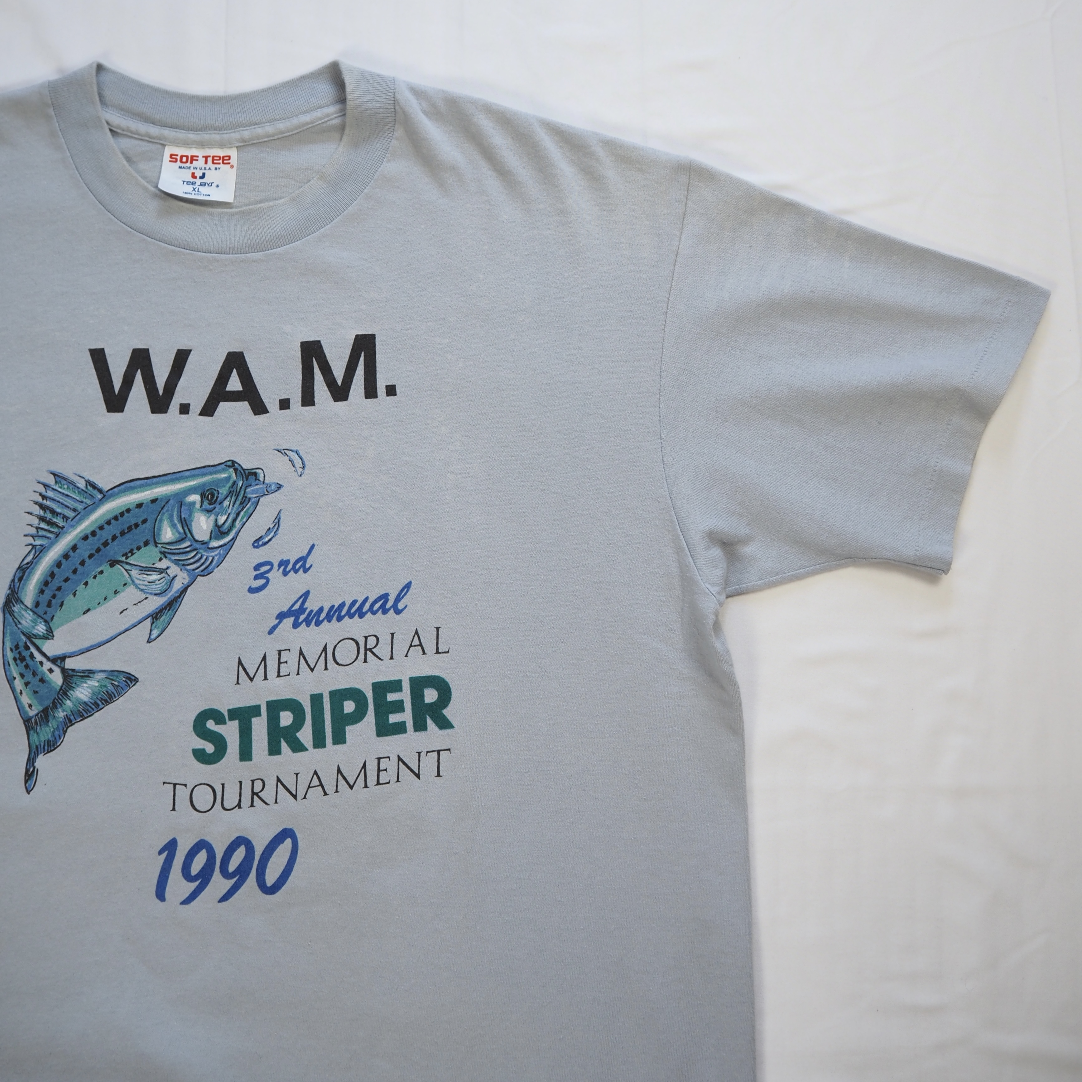 90’s Sof Tee 魚Tシャツ XL アメリカ製 の画像 4