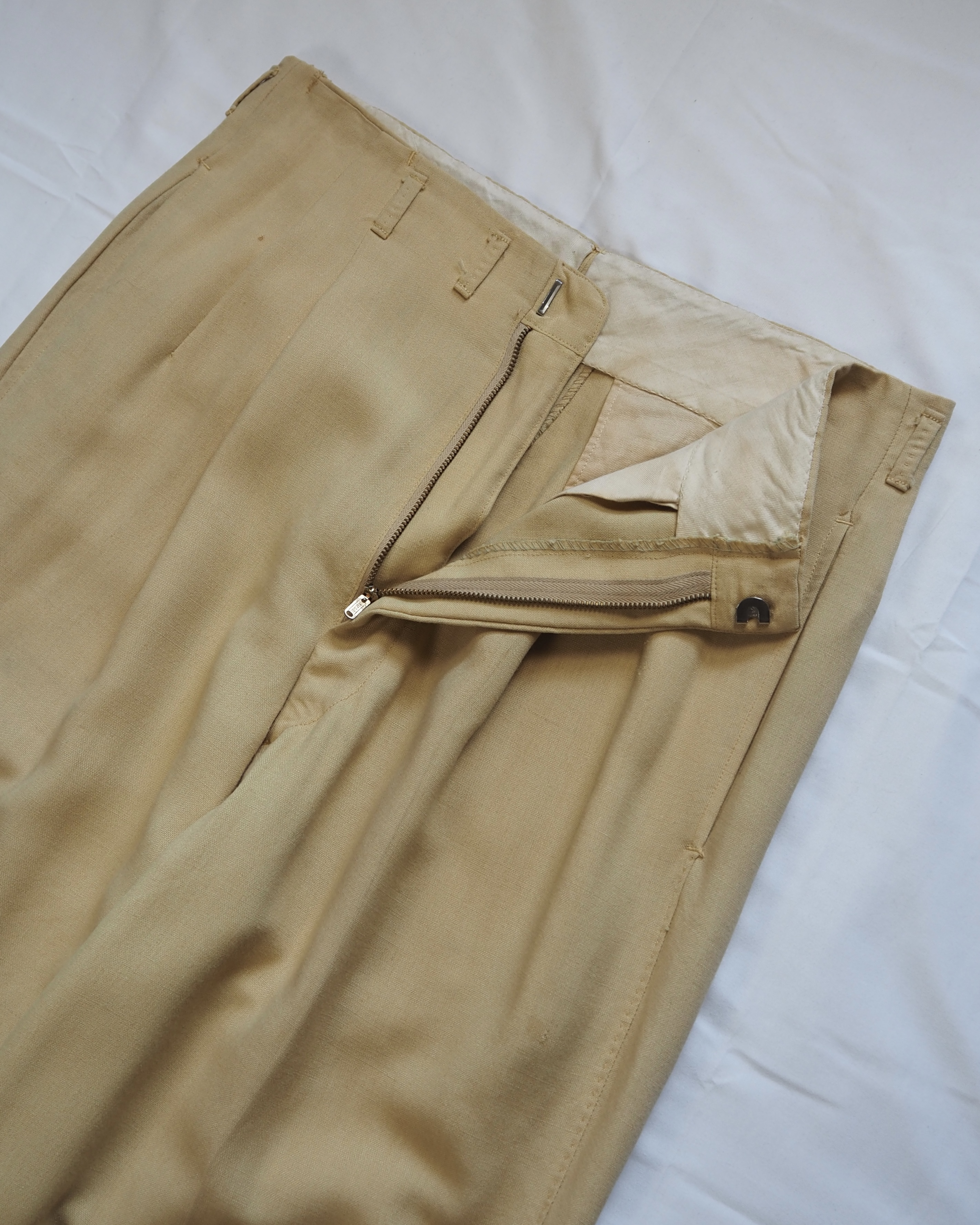 【VCM入荷】50’s ウールスラックス イエロー の画像 7