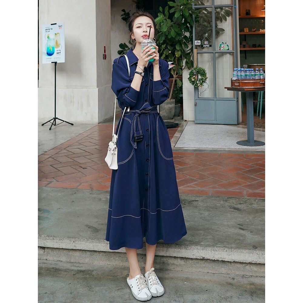 春新作 ワンピース 春 ワンピース 夏 ワンピース ロング ワンピース シャツ ワンピース レディース ロング ワンピース ロング丈 長袖 ワンピース 韓国 ワンピース 長袖 ドレス ロングワンピース 春秋 ワンピース お呼ばれ デート Viento