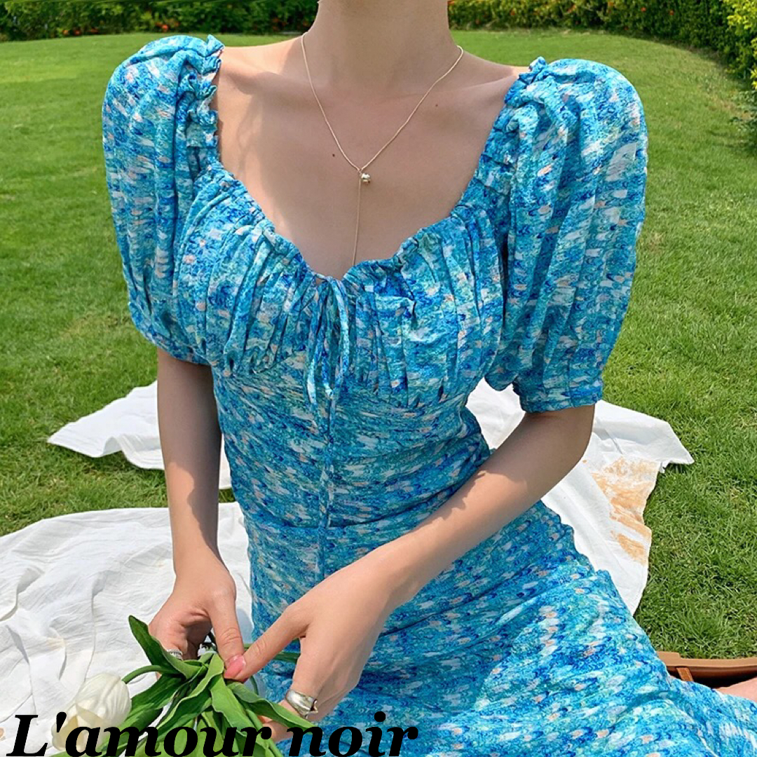 2wayスカイブルーワンピース L Amour Noir 2wayスカイブルーワンピース L Amour Noir